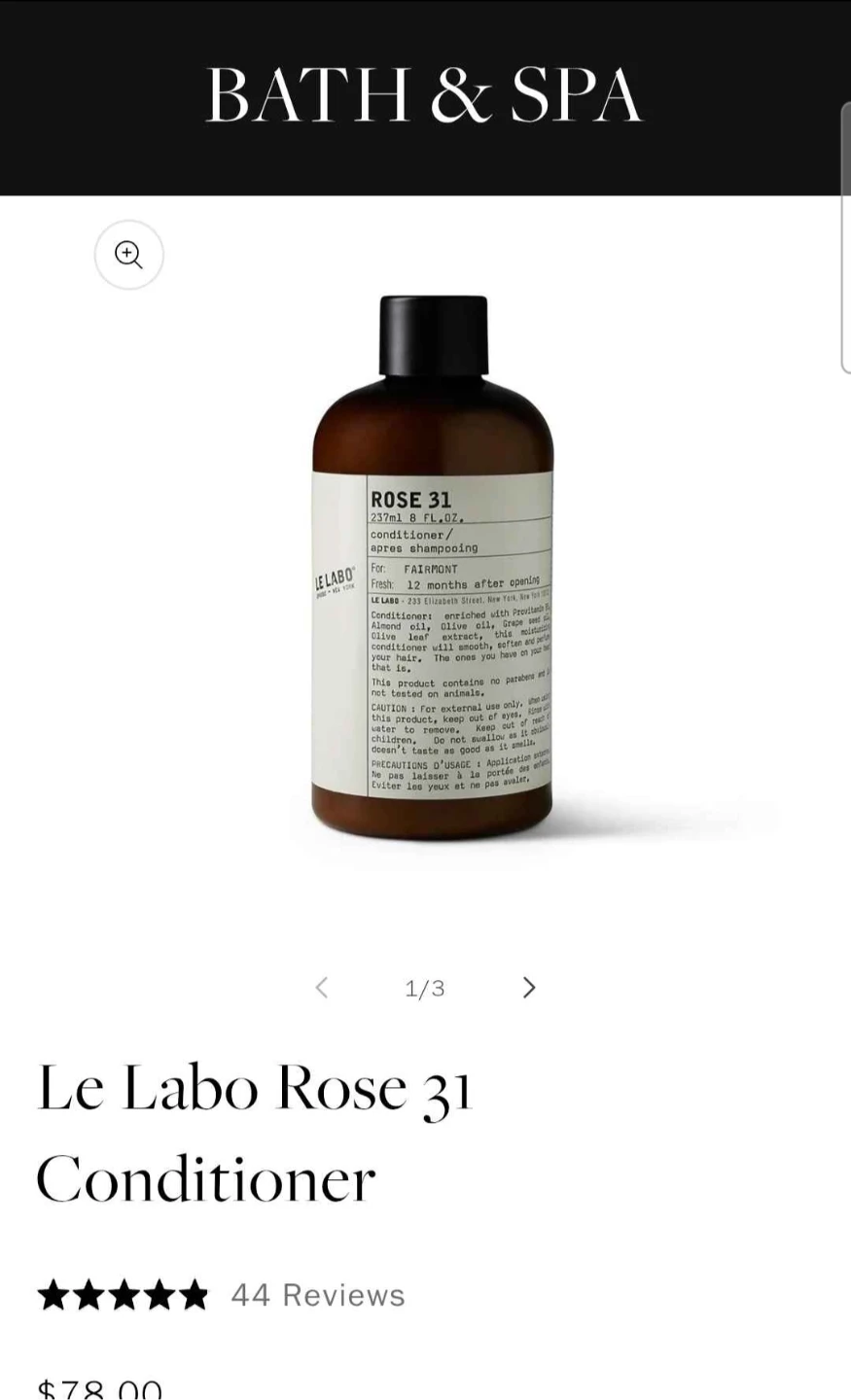 Brand New - Le Labo Rose 31 Shampoo and Conditioner - photo 2