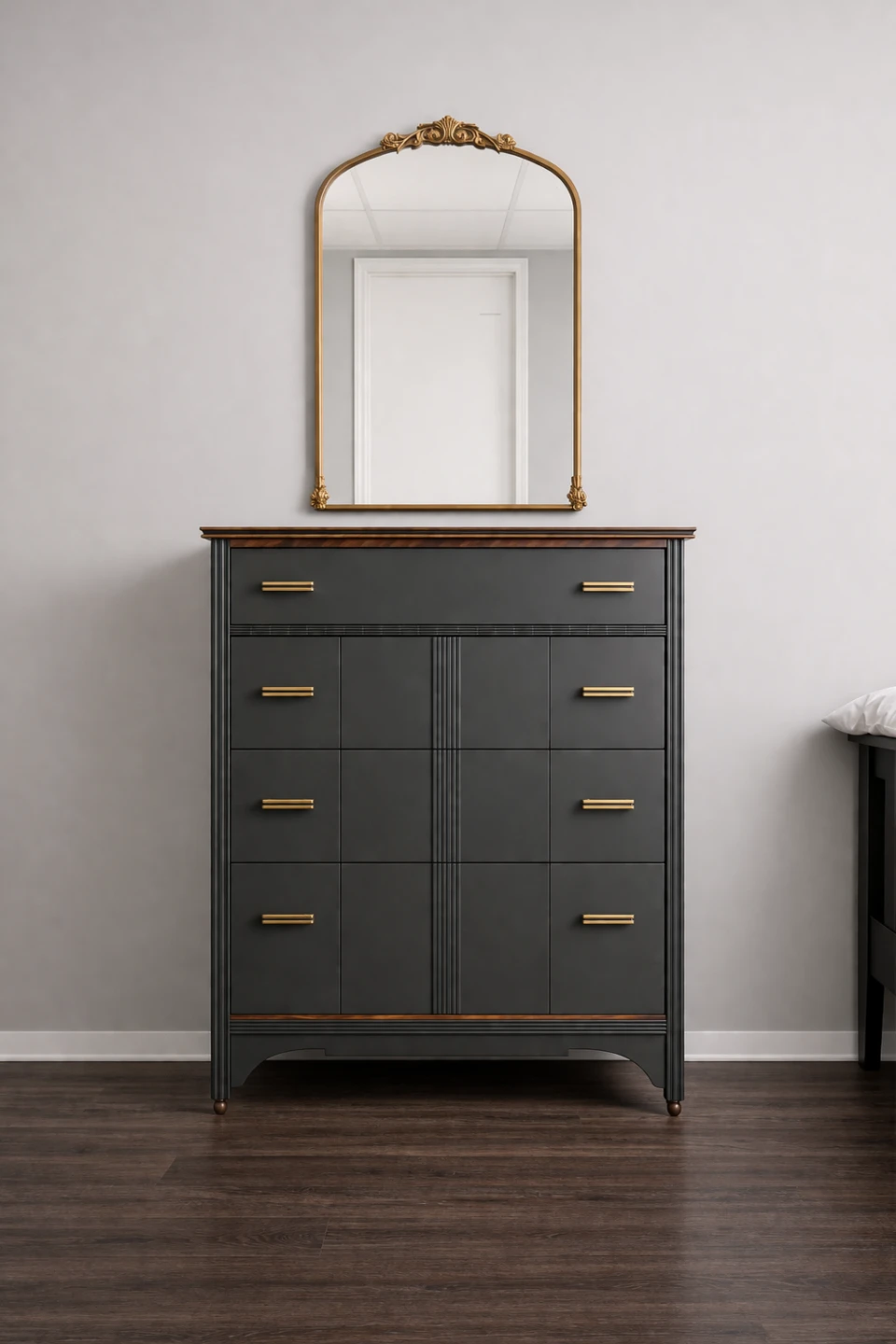 Refinished 1930s-40s Art Deco Dresser
