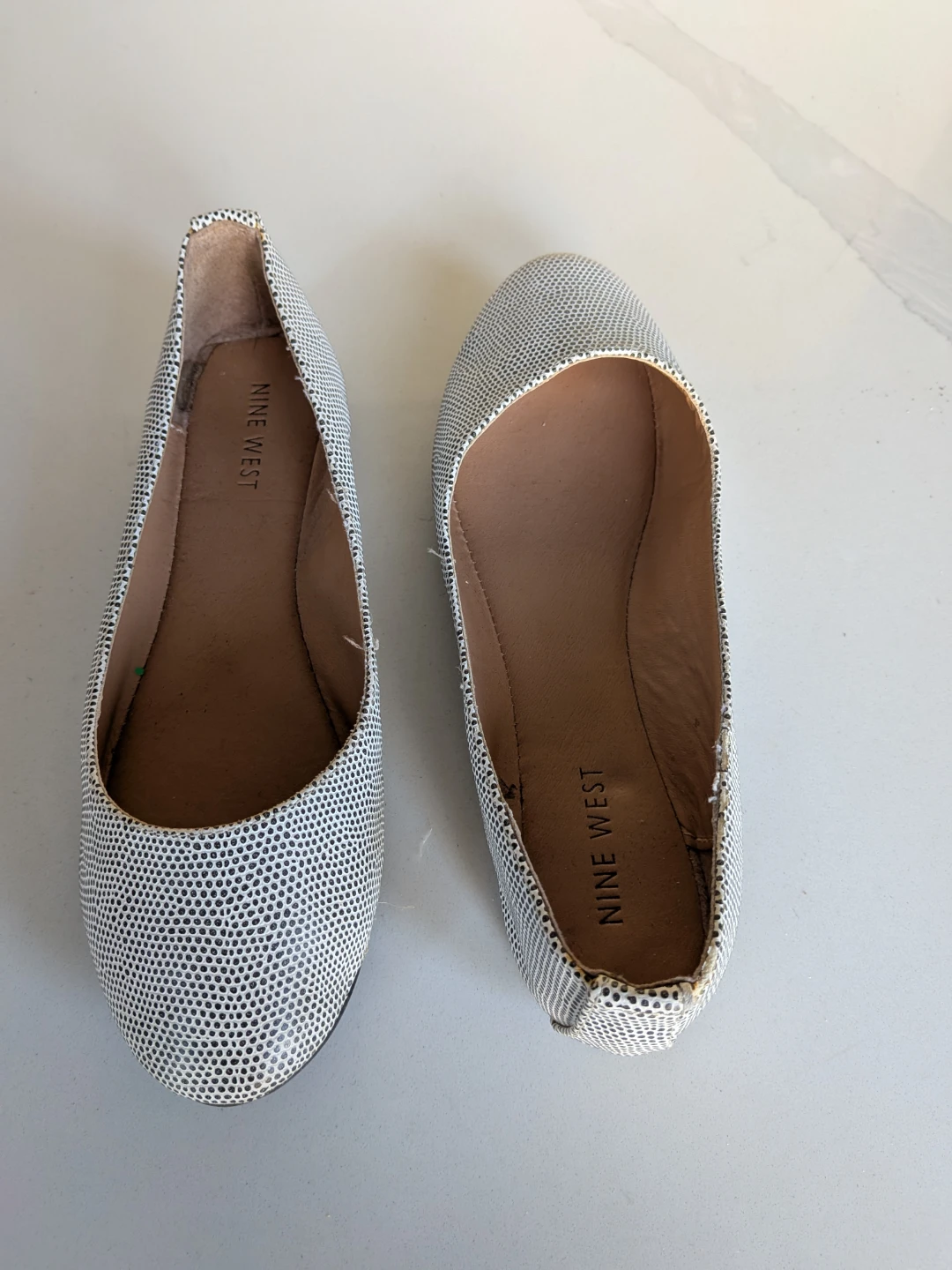 🌱Nine West Women's Ballet Flats - Black & White Dot Pattern - photo 2