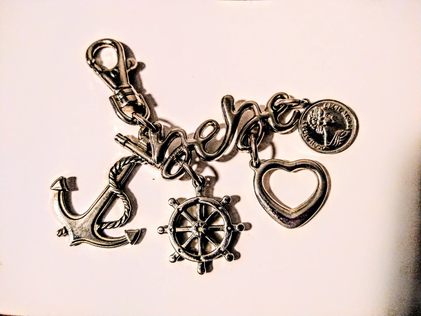 Vintage Y2K bebe branded nautical-themed bag charm - photo 5