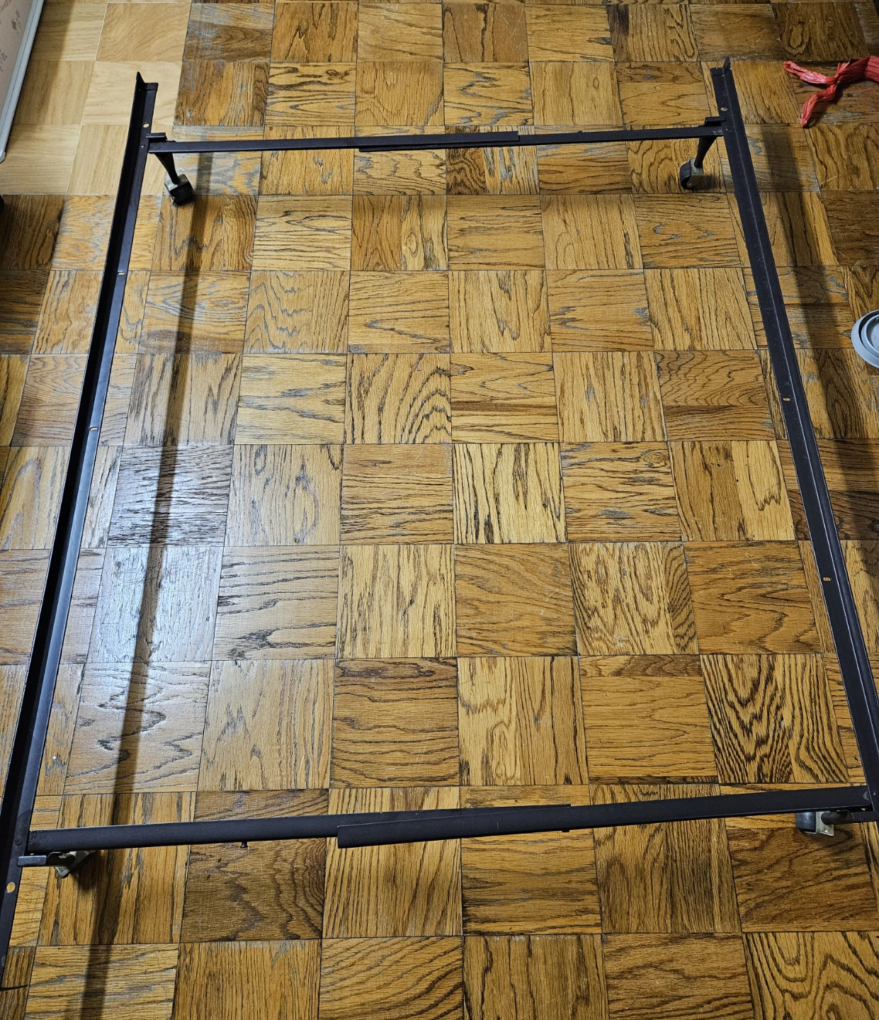 Metal Bed Frame with Wheels - photo 3