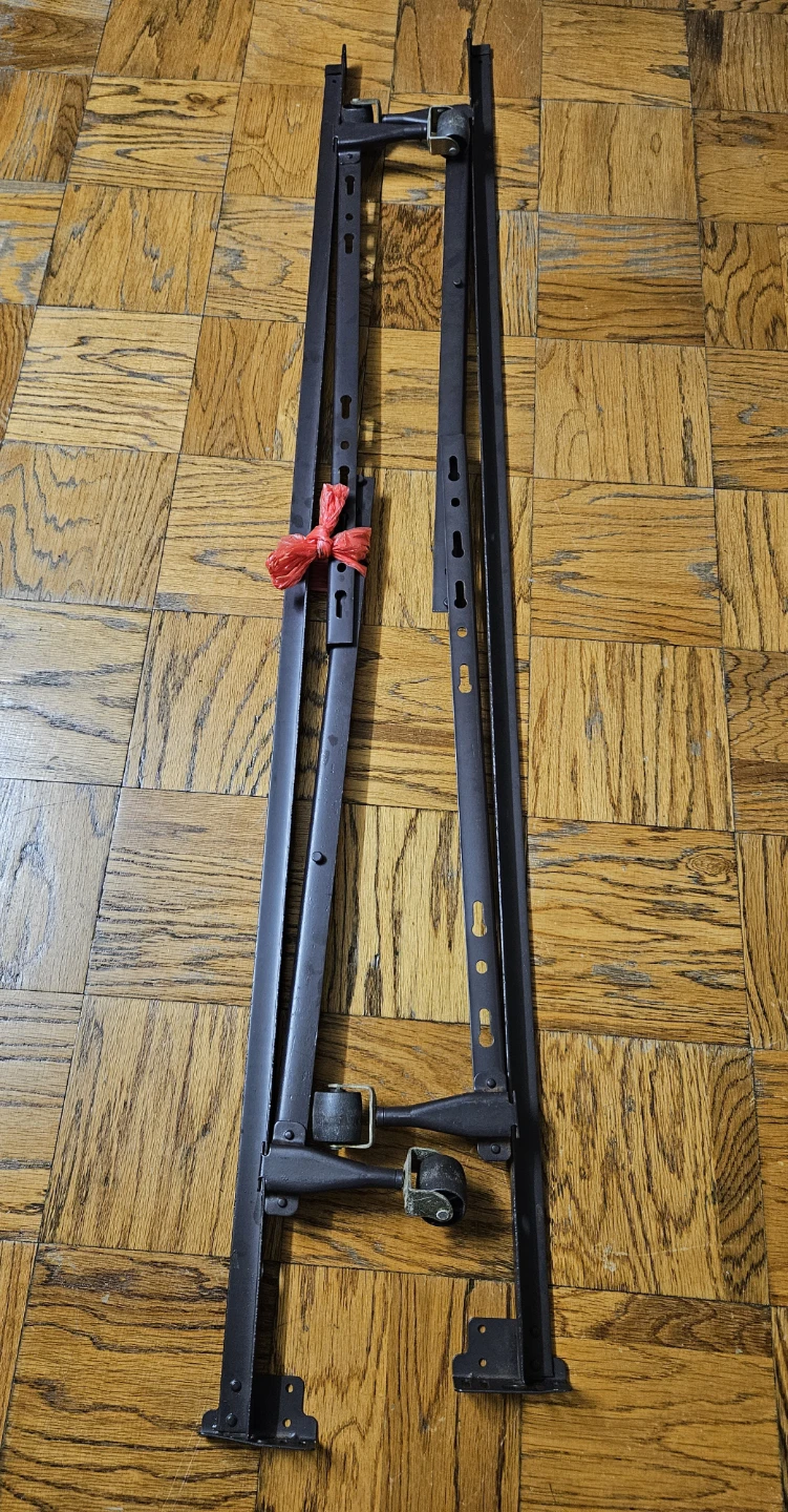 Metal Bed Frame with Wheels - photo 4