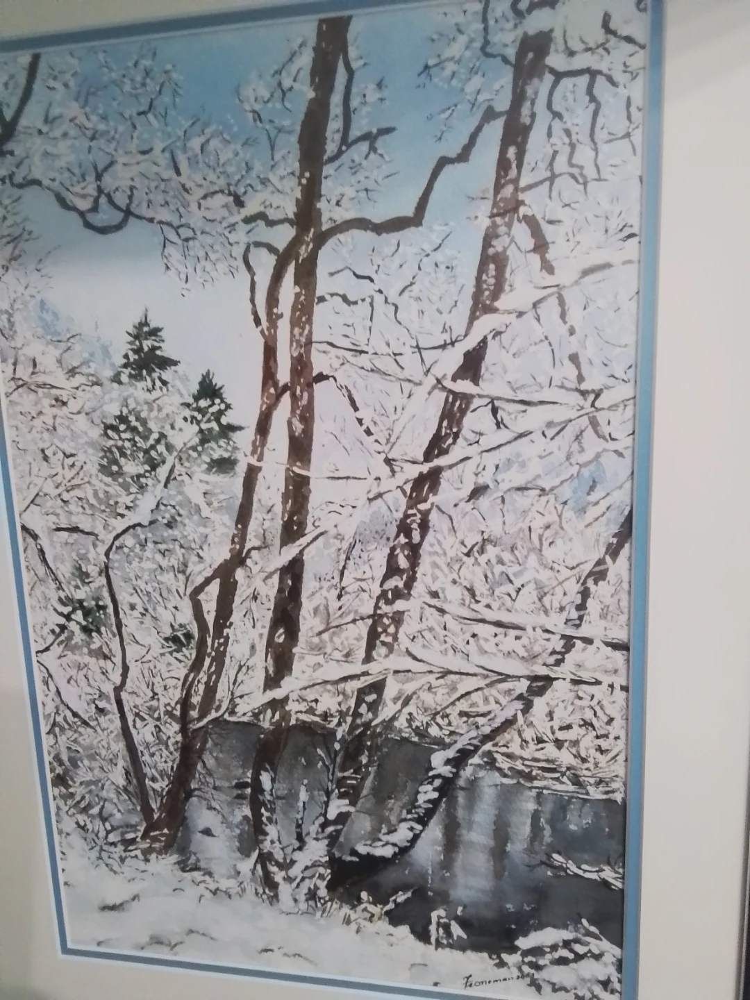 “Winter On The Madawaska” Impressionistic Pastel Painting - photo 3