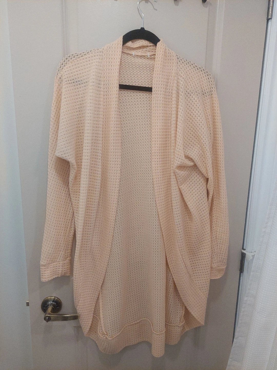 Peach cardigan