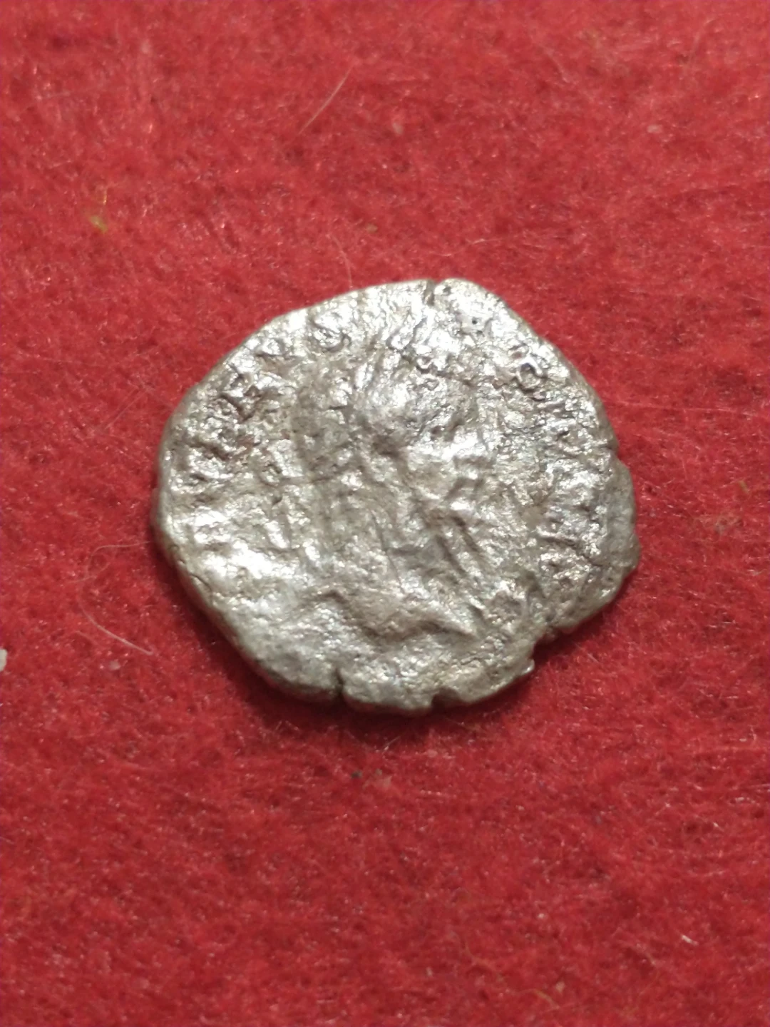 Nice unattributed ancient Roman silver coin circa 3rd century AD