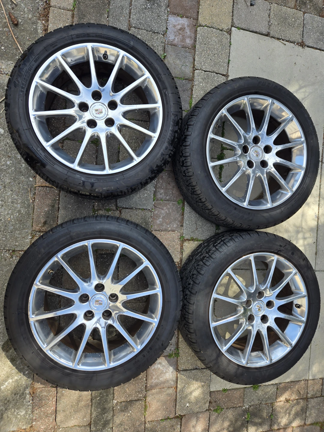 Set of 4 Cadillac Fuzion Tires 225/50R18