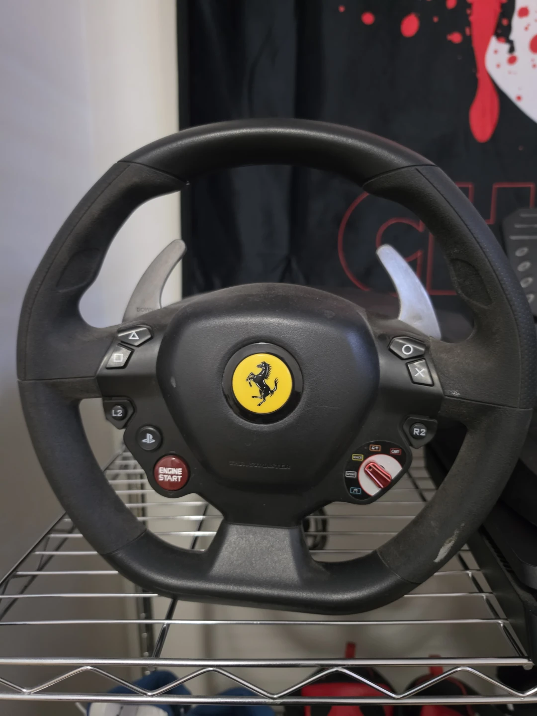 Ferrari Racing Wheel & Pedals for PS4