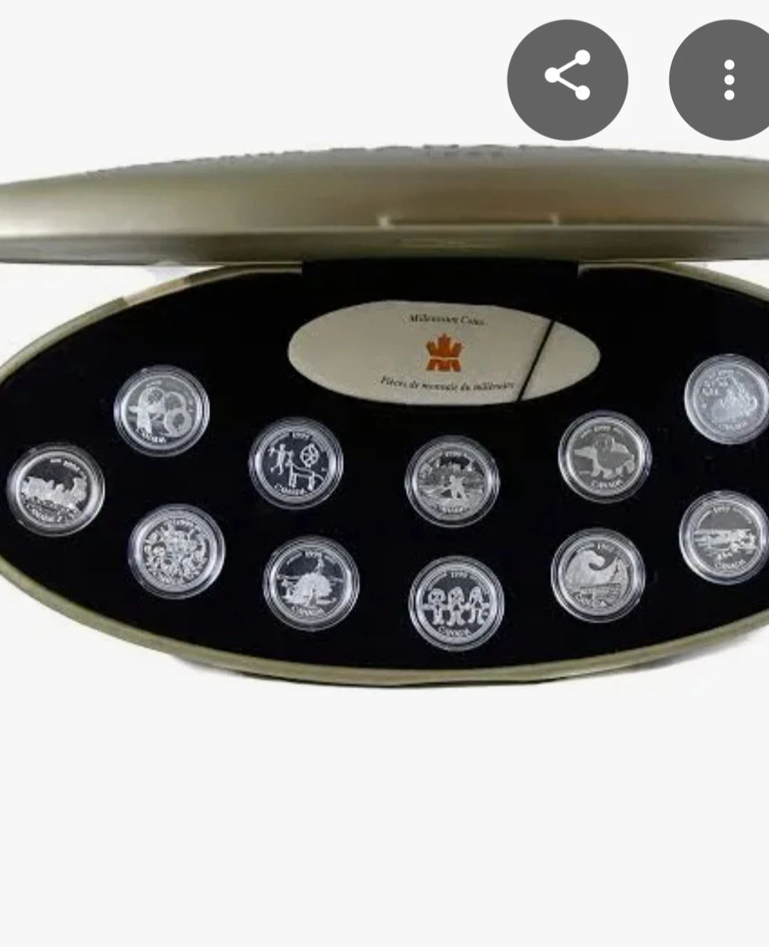1999 Canada Millennium Series 12-Piece Quarter Set