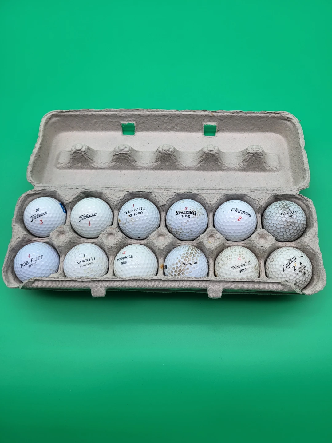Mixed Brand Golf Balls - 12 Count