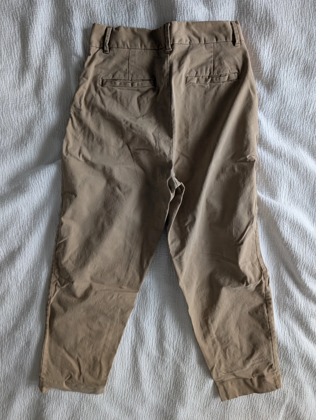 Banana Republic Pleated Crop Chino Pants Size 2 - photo 4