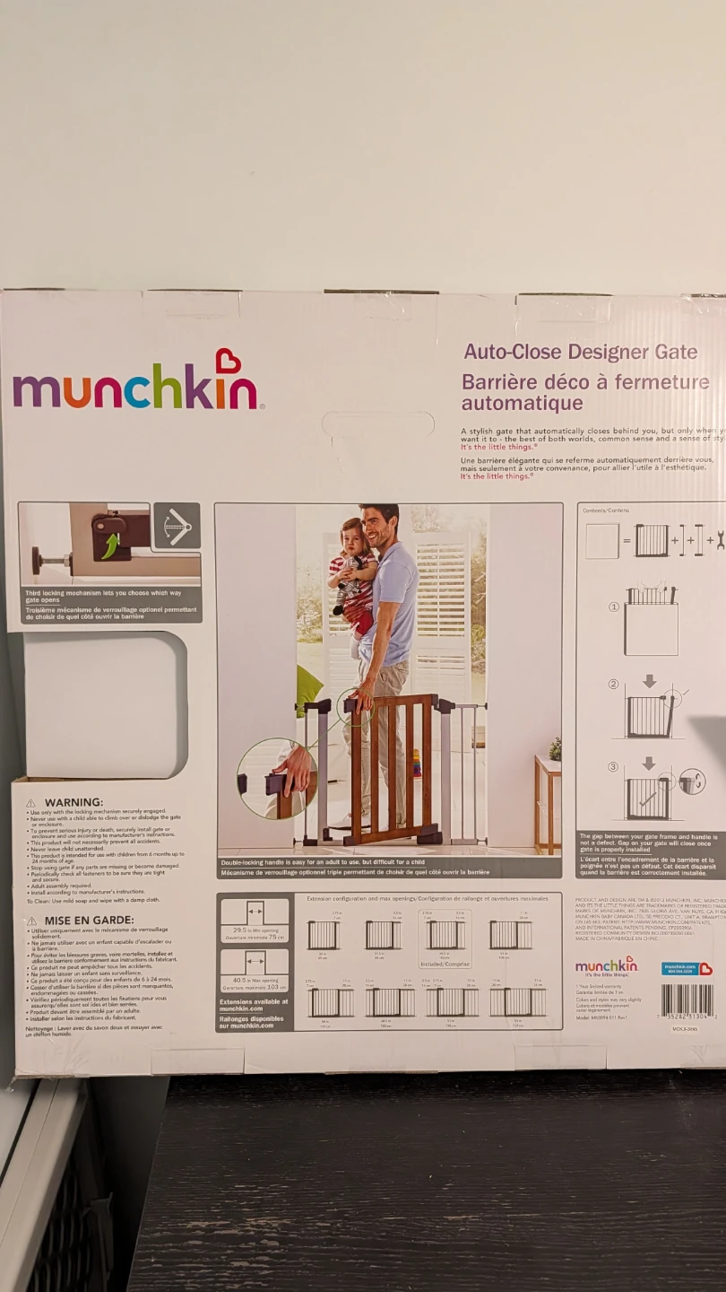 Munchkin Auto-Close Designer Gate