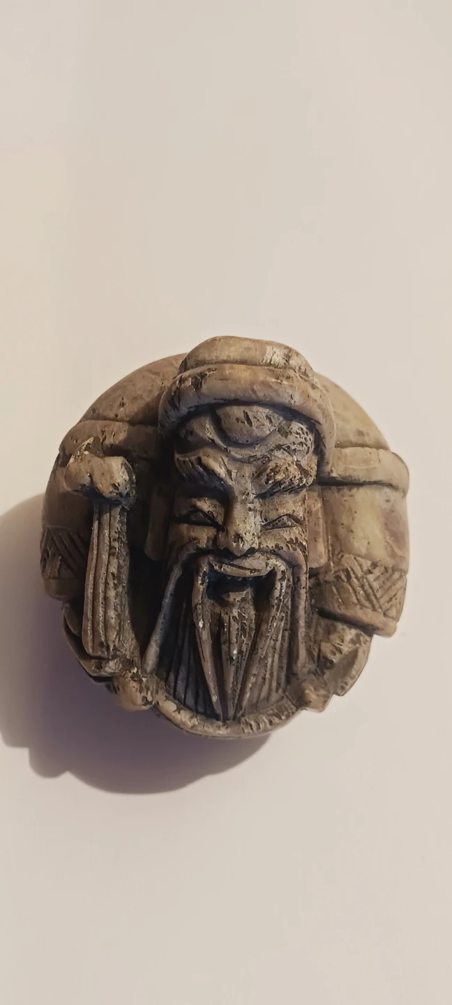 Antique Collectible Asian Carved Stone Figurine - photo 2