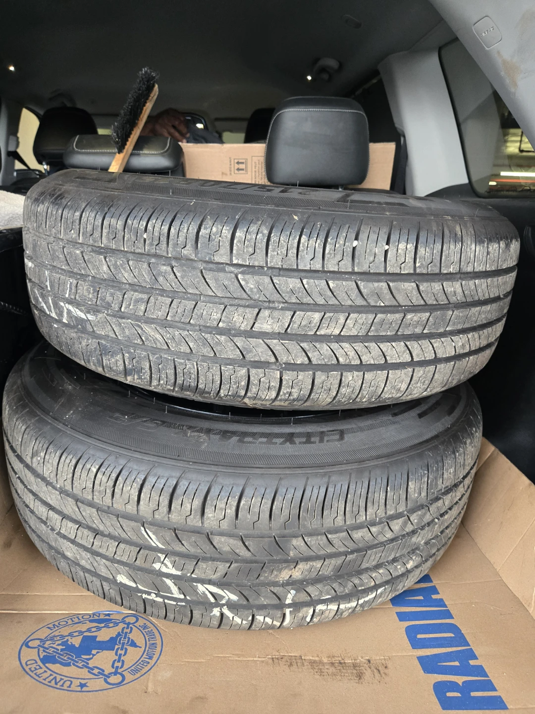 EUC Landspider Citytraxx 215/70R15 Tires + DAI Blk Alloy Rim - photo 2