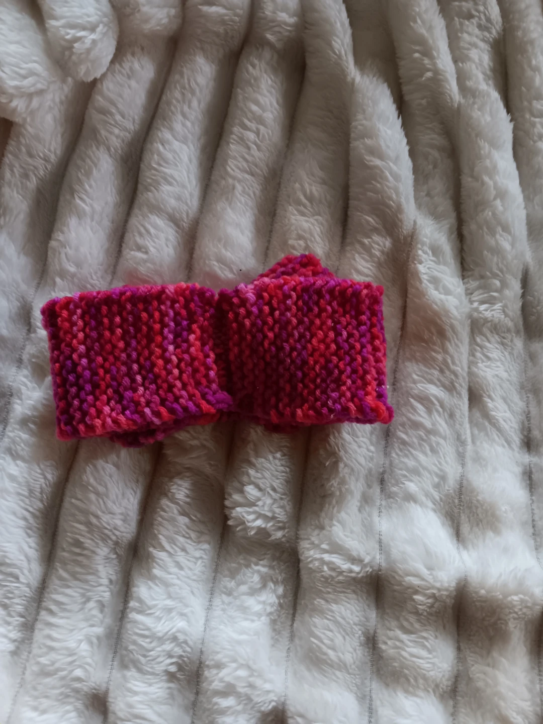 Hand-Knit Ear Warmer Bowtie Headband - photo 2