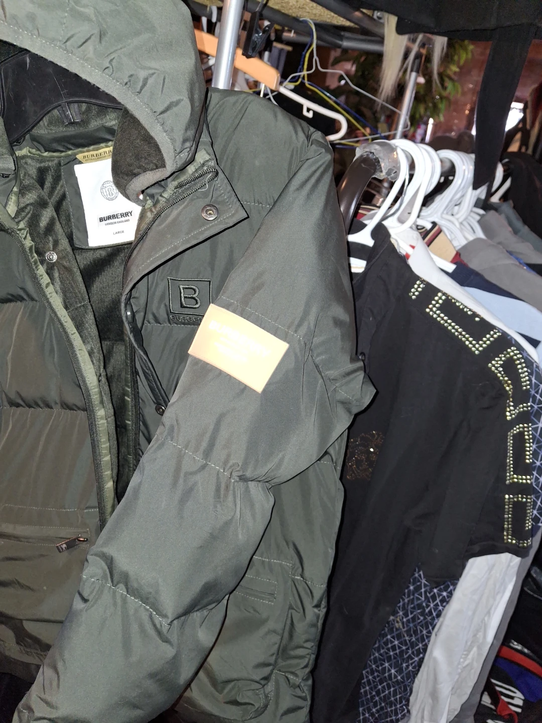 Burberry Puffer Jacket - Green - photo 2