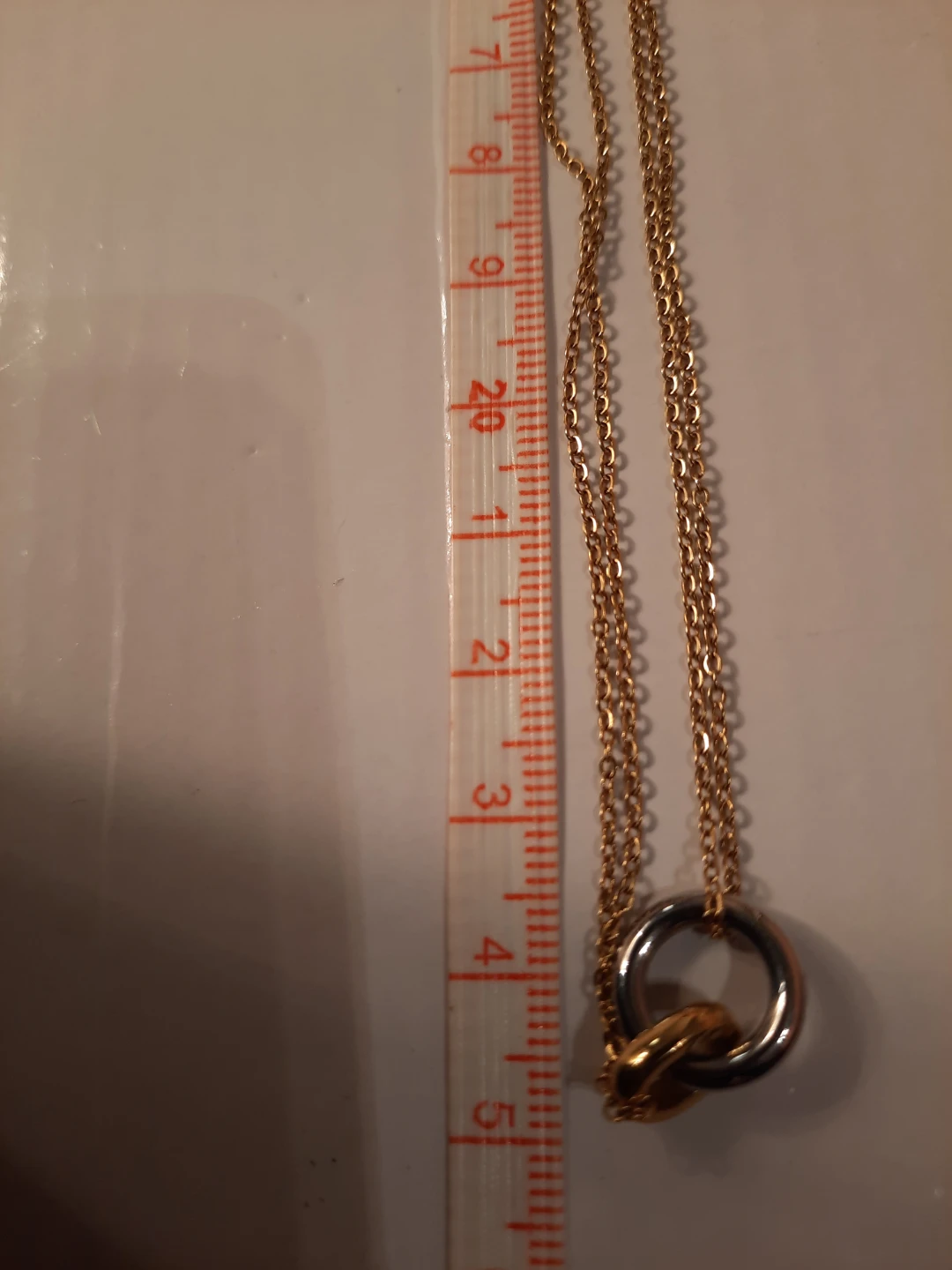 Gold-tone Necklace and Music Note Earrings Set with Black Beads - photo 3