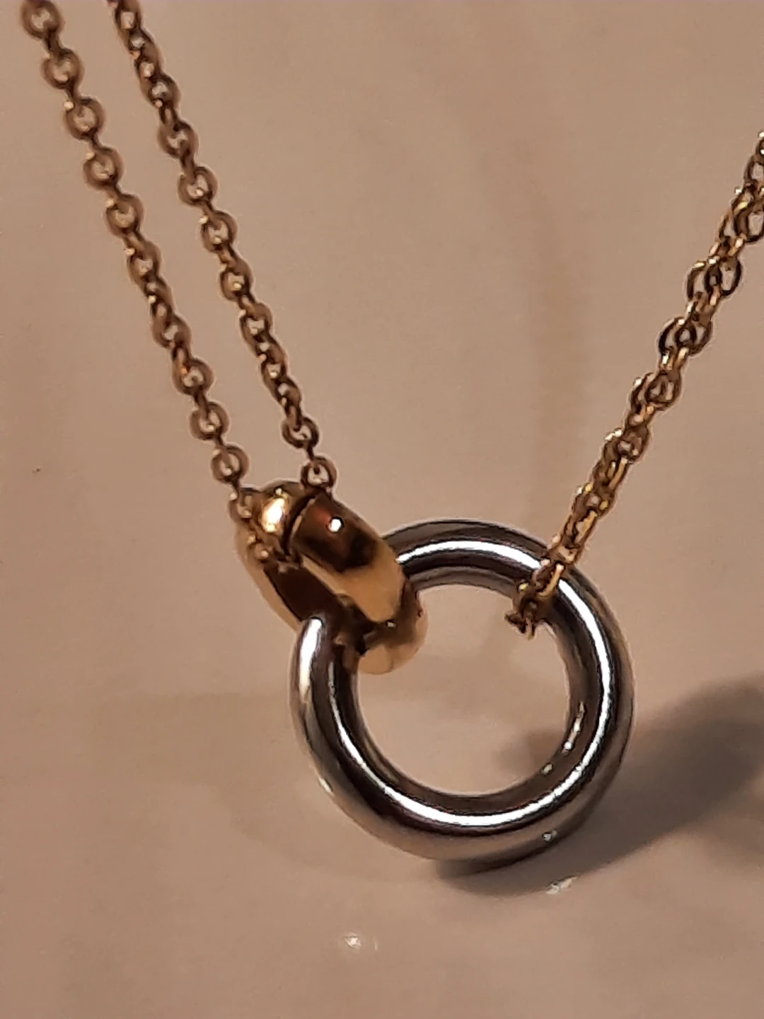 Gold-tone Necklace and Music Note Earrings Set with Black Beads - photo 5
