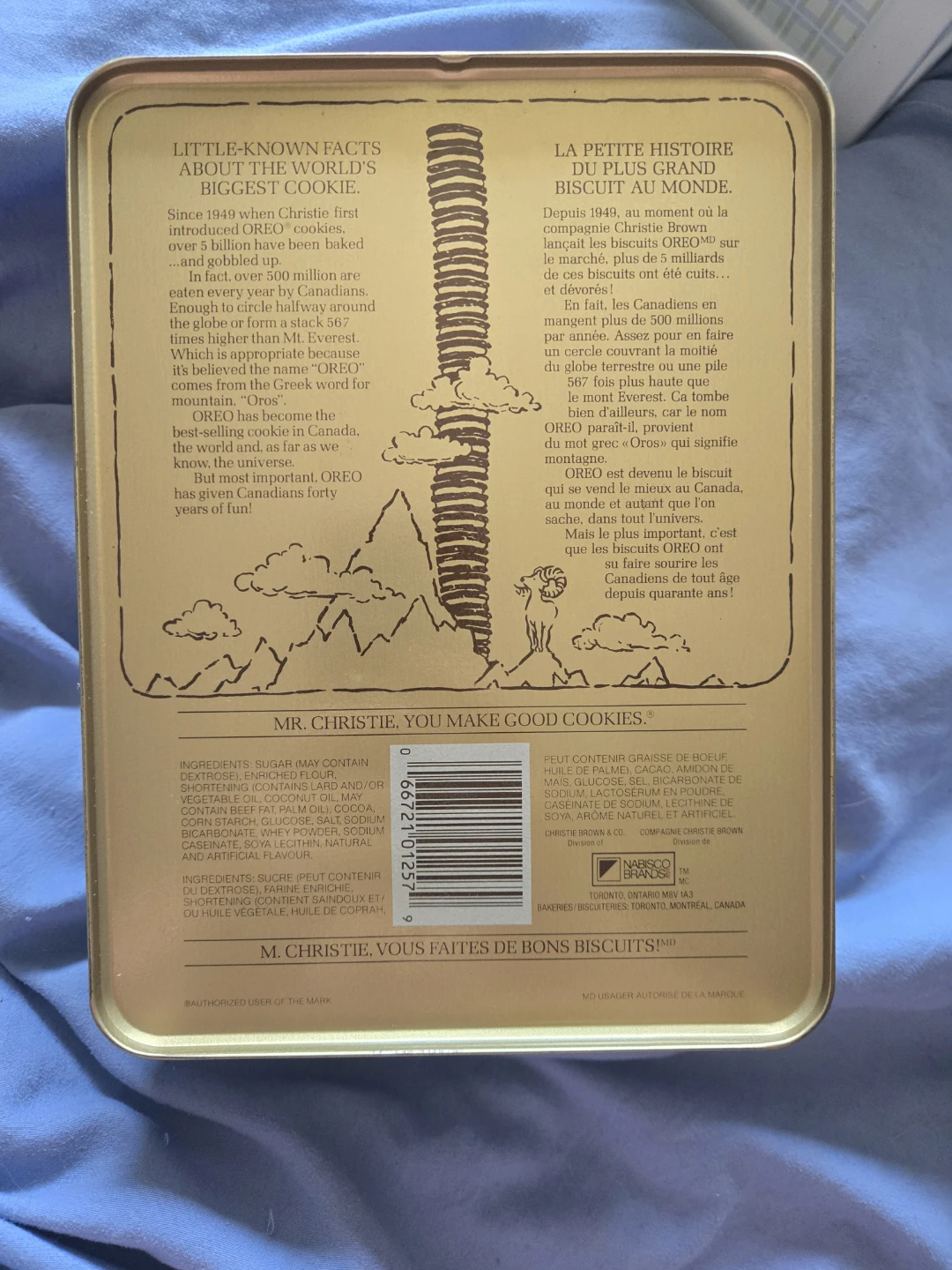 Mr. Christie collectible Oreo tin - photo 2