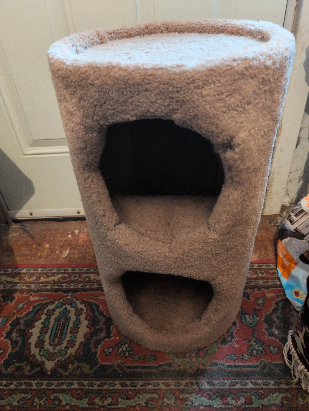 Furry Cat Condo with Hideaway