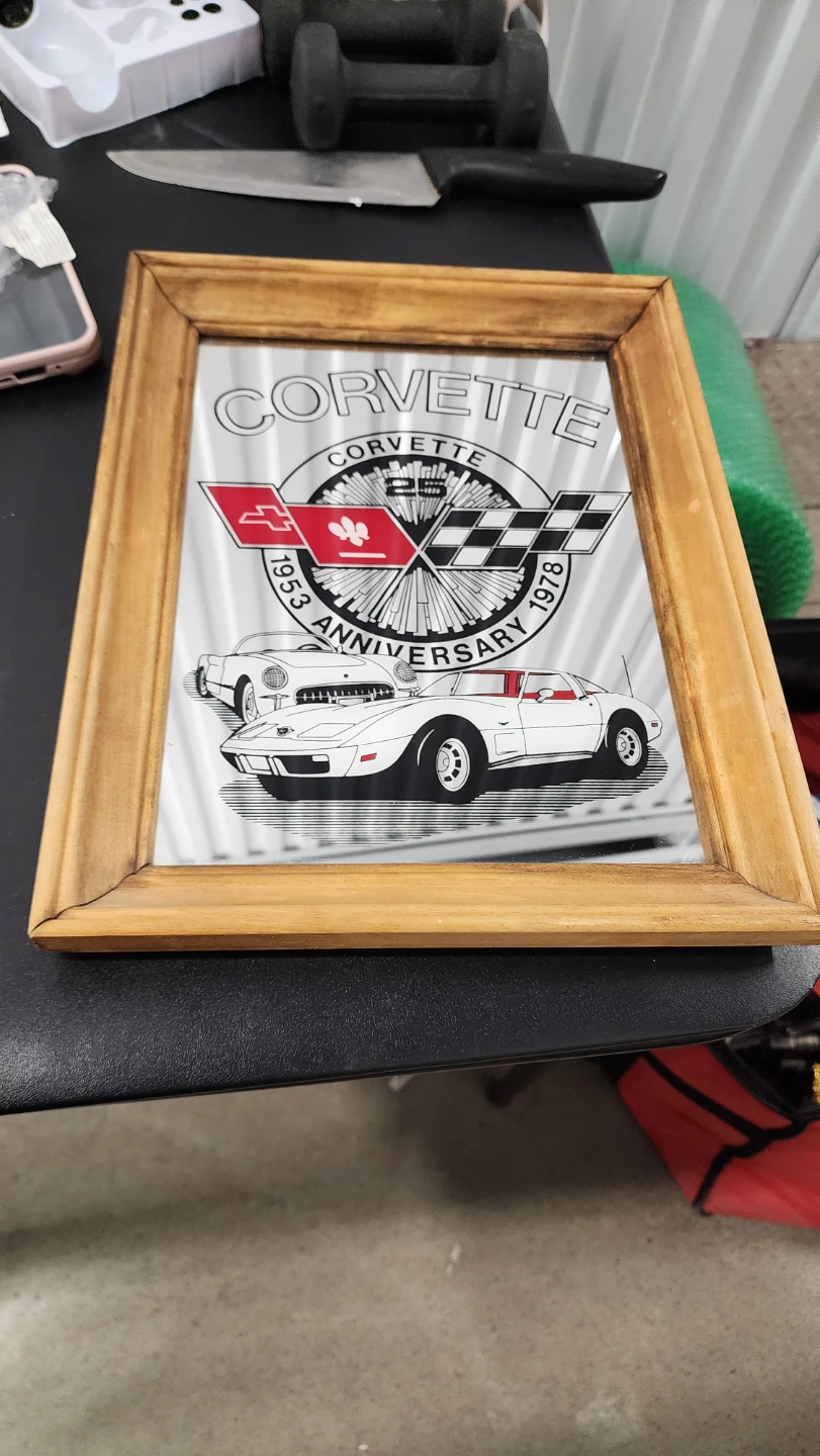 Corvette 1953-1978 Anniversary Mirror