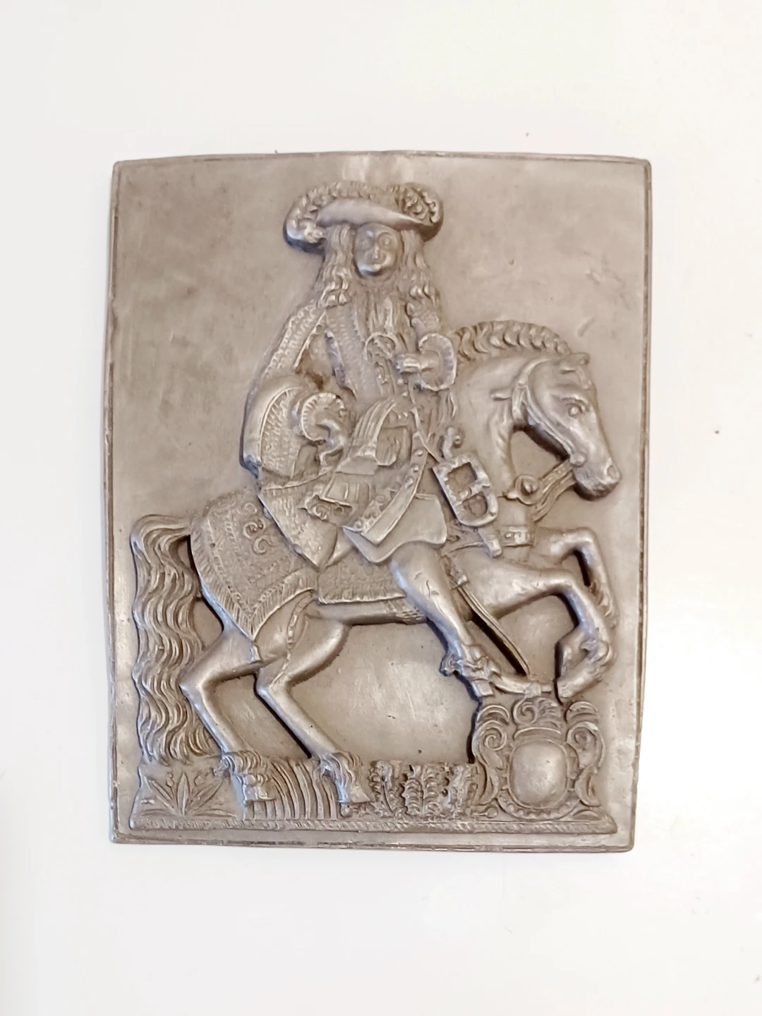 Vtg 3D Equestrian Wall Plaque