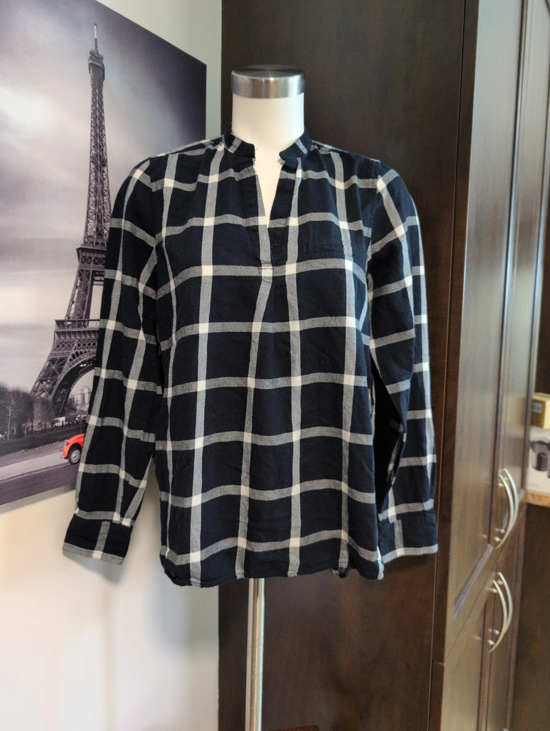 Old Navy Plaid Long Sleeve Shirt - Size S
