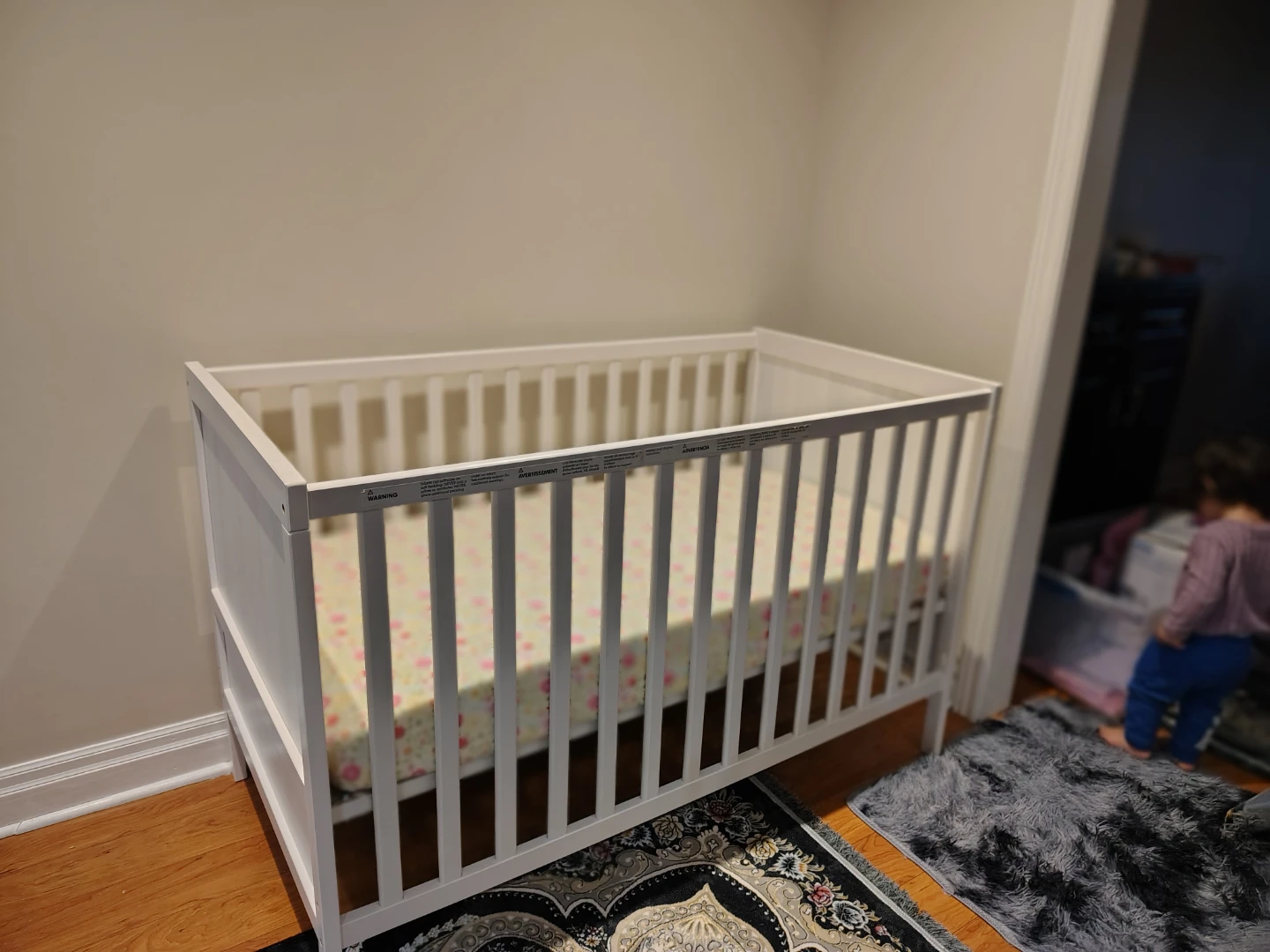 White Baby Crib