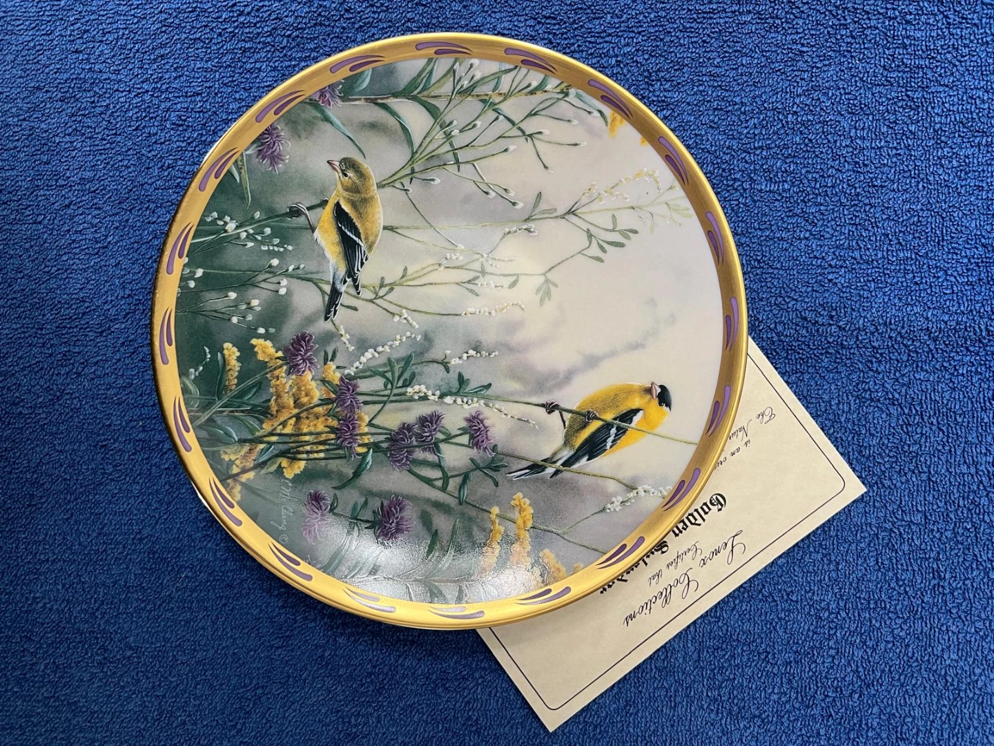 Lenox Golden Splendor Nature's Collage Plate