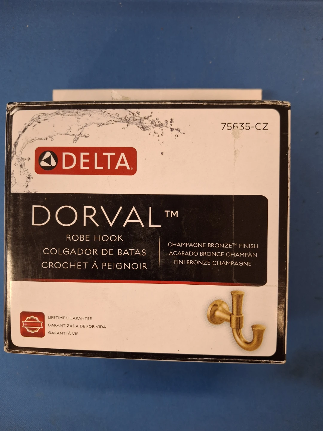 Delta Dorval Robe Hook - Champagne Bronze Finish - photo 4