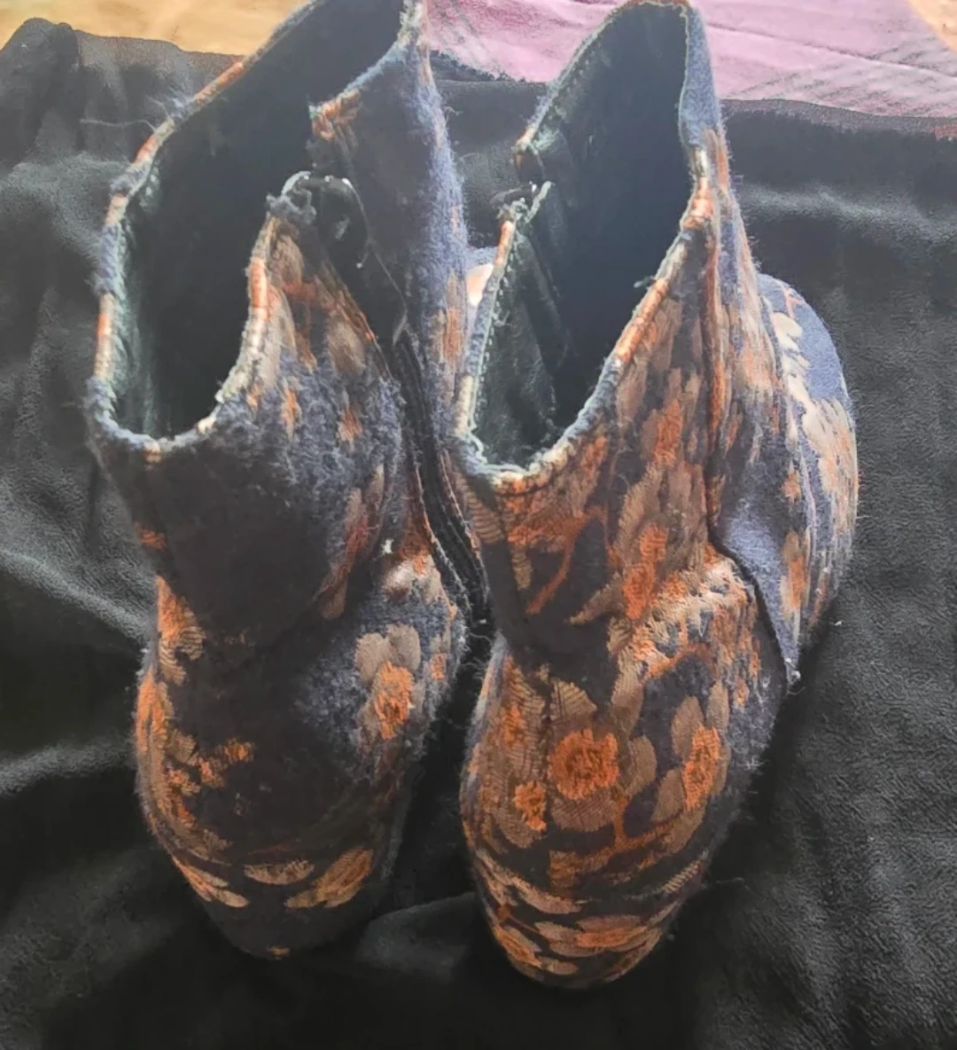 Women's Floral Ankle Boots - photo 2