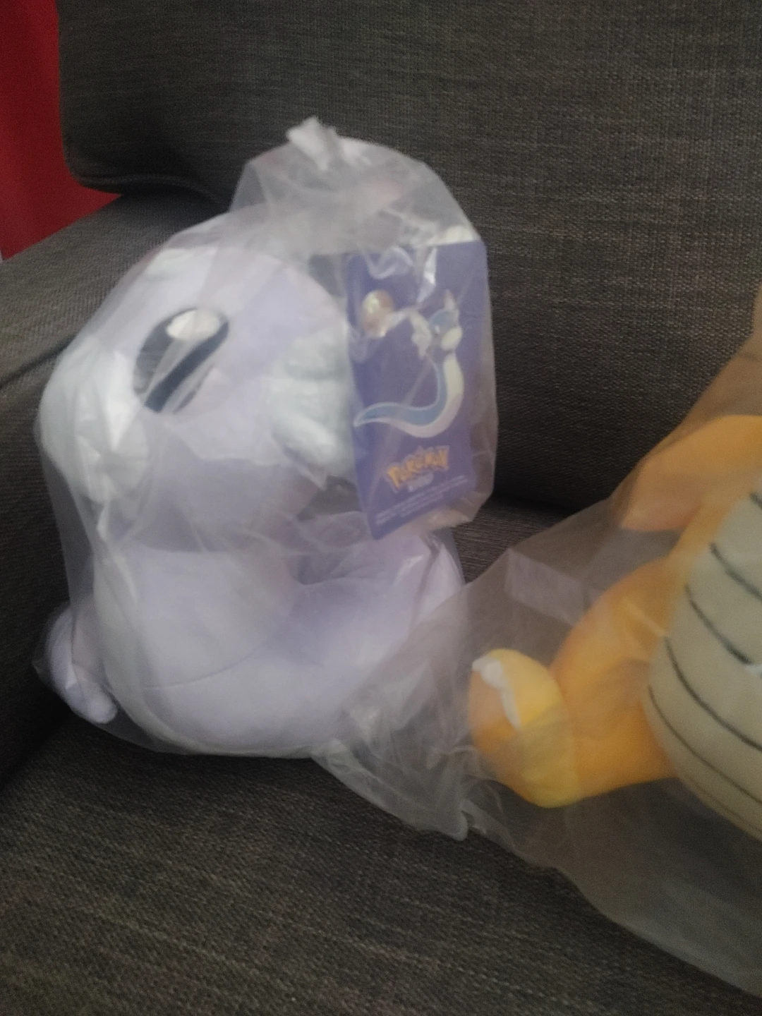 Pokemon Dragonite & Dratini Plush Toys - photo 3