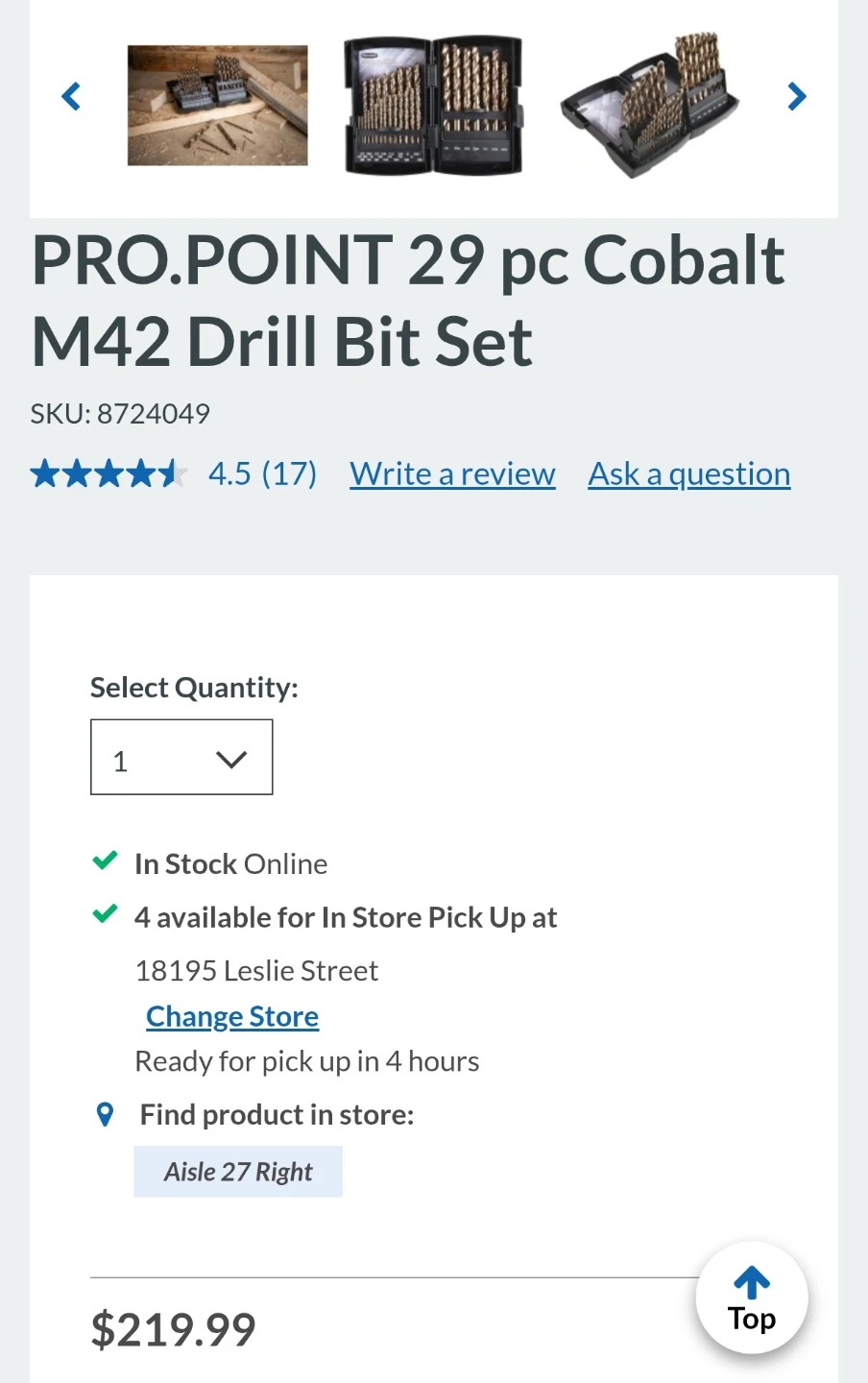 🔥PRO.POINT 29 pc Cobalt M42 Drill Bit Set 🔥$100 OFF - photo 2