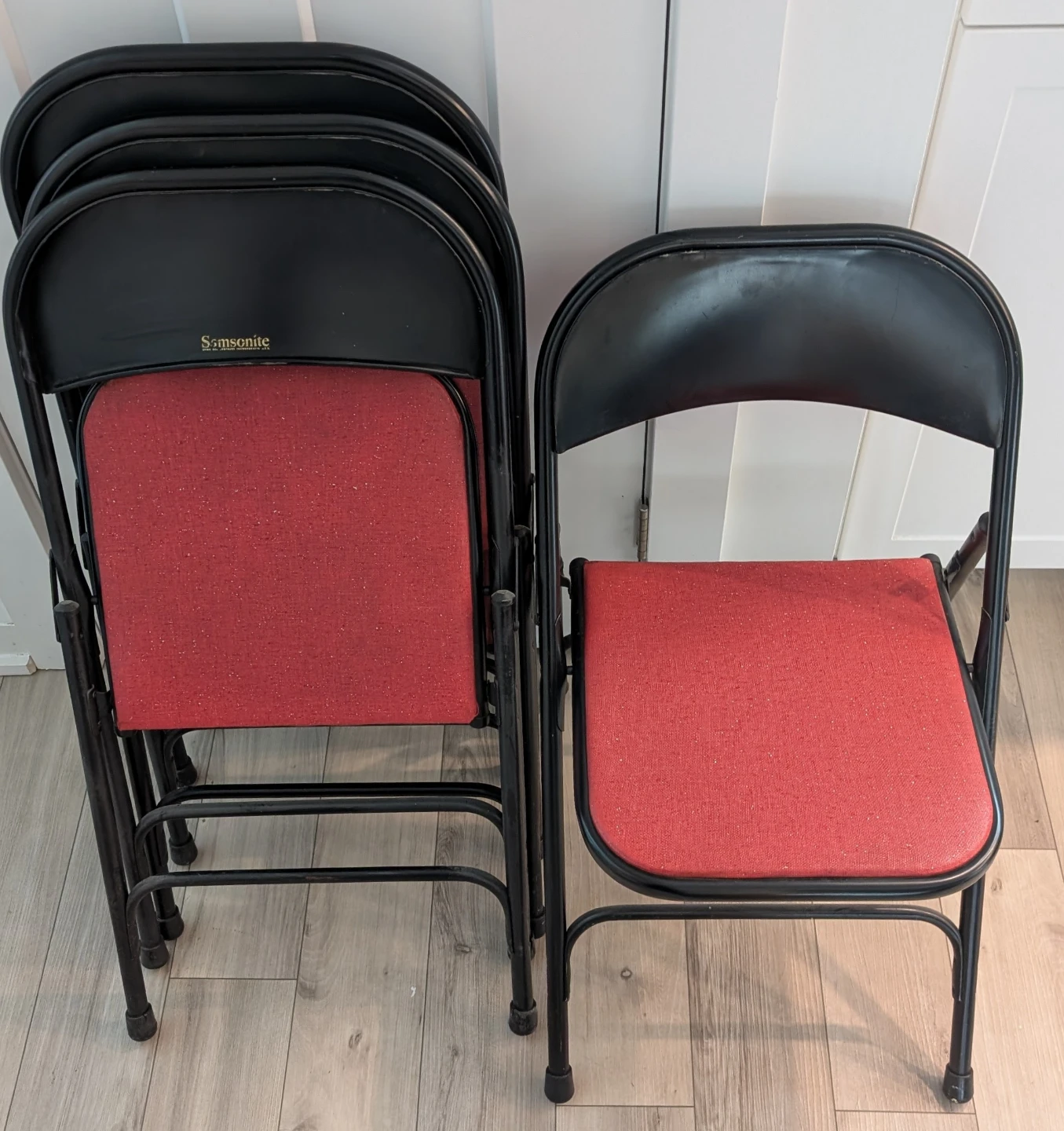 Vintage Samsonite Card Table & Chairs - photo 3