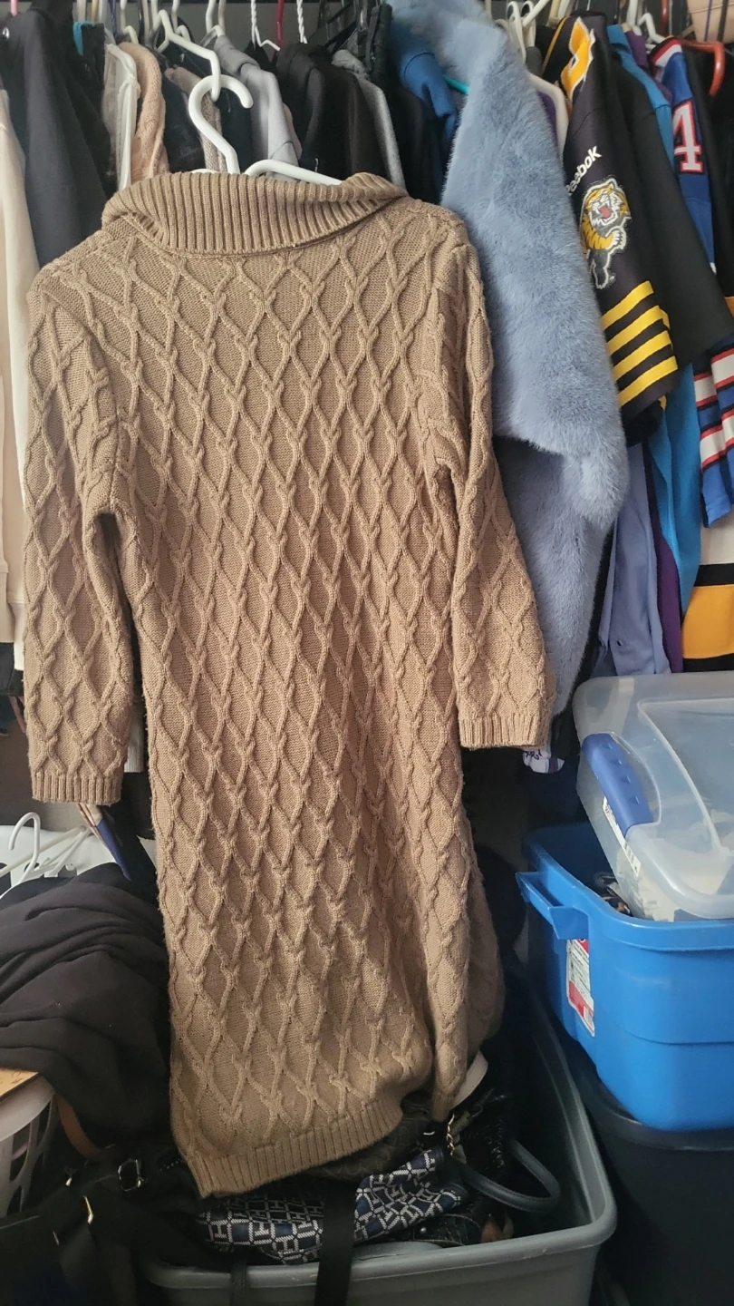 Calvin Klein Women's Sweater Dress - Size L - photo 2