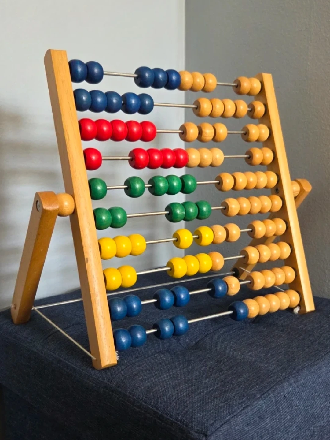 Wooden Abacus Counting Toy 🌱 - photo 2