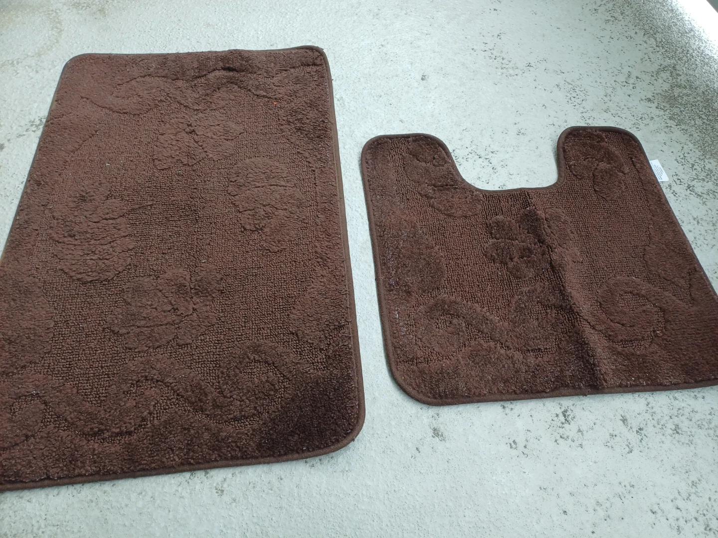 Brown Bath Mat Set
