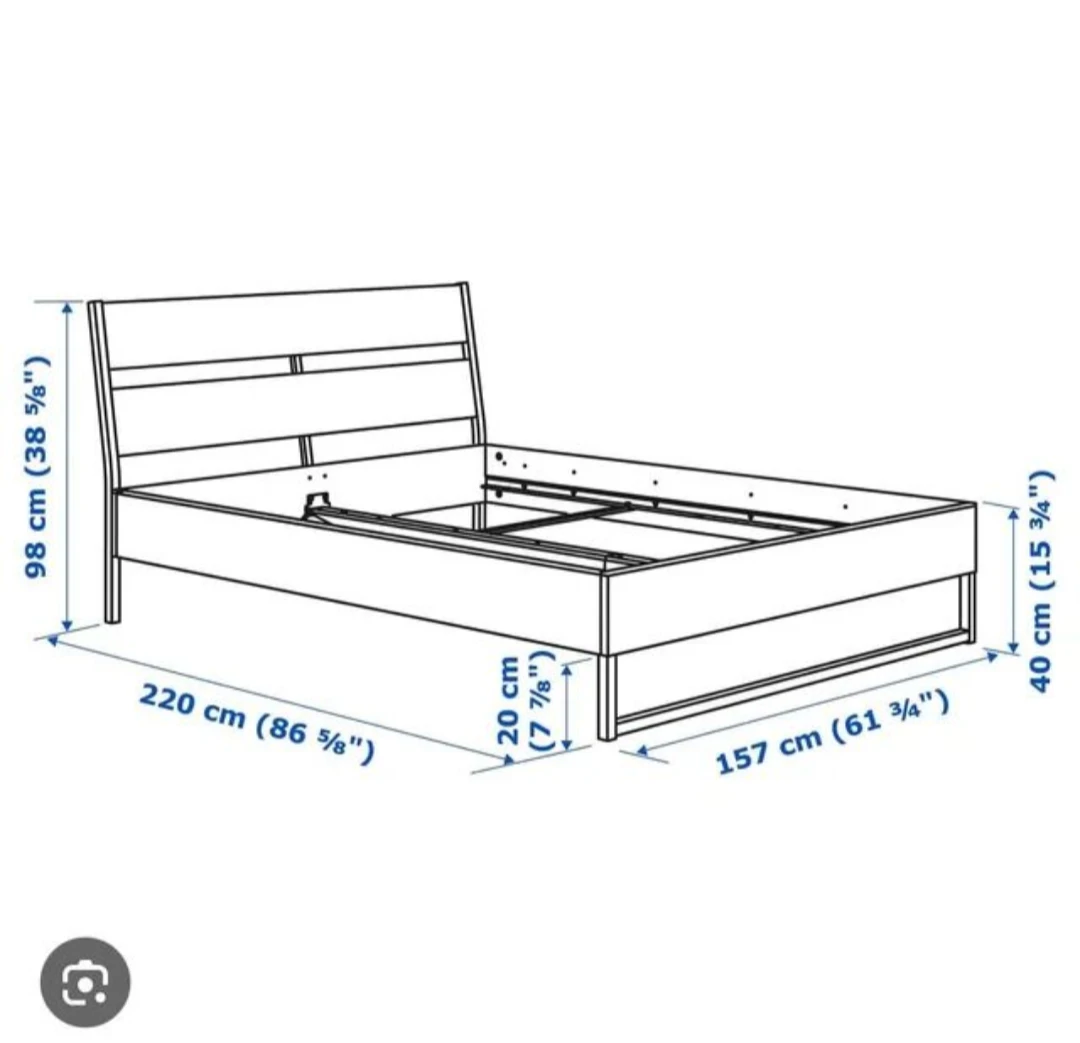 IKEA Trysil Queen Bed Frame - photo 4