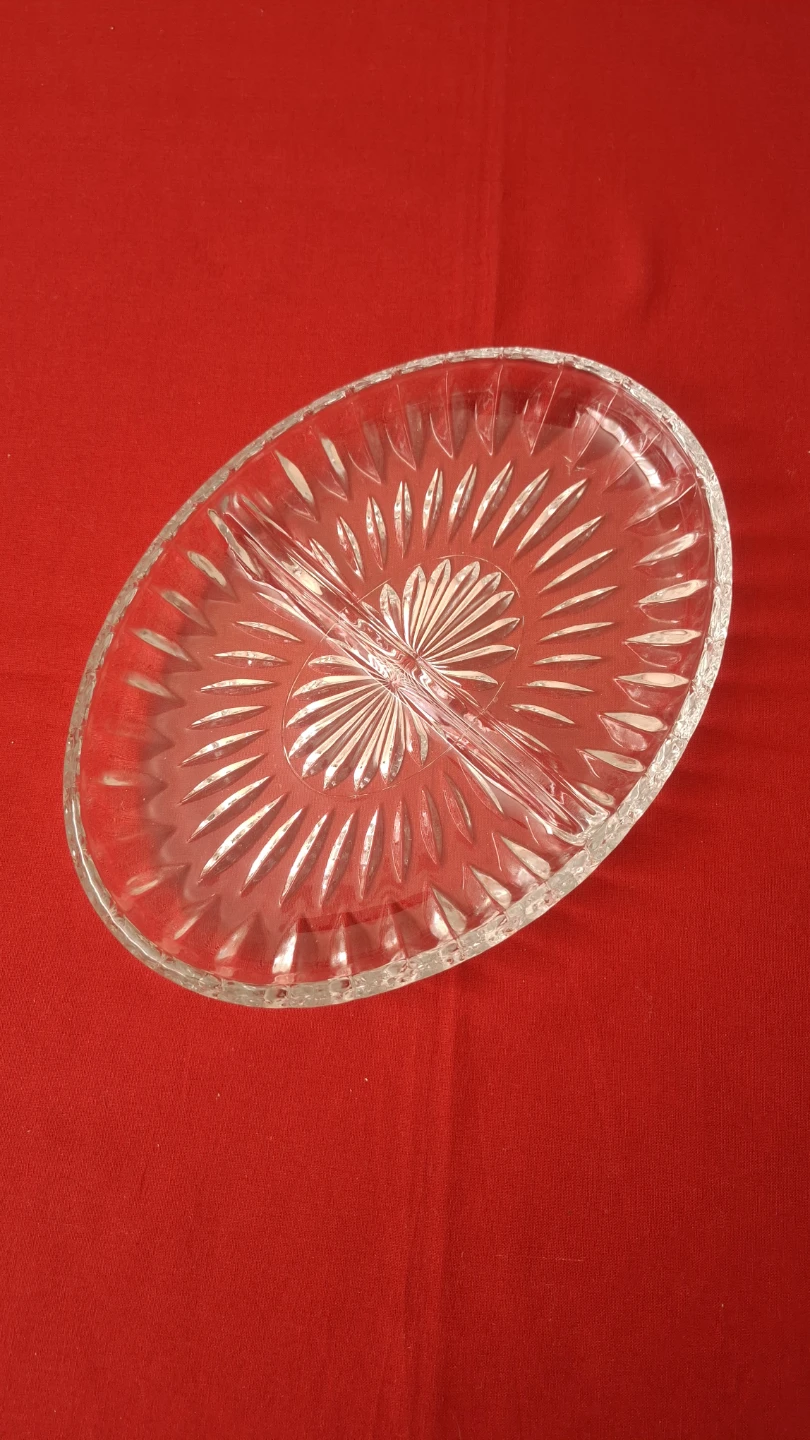 Glass Divided Serving Dish - photo 3