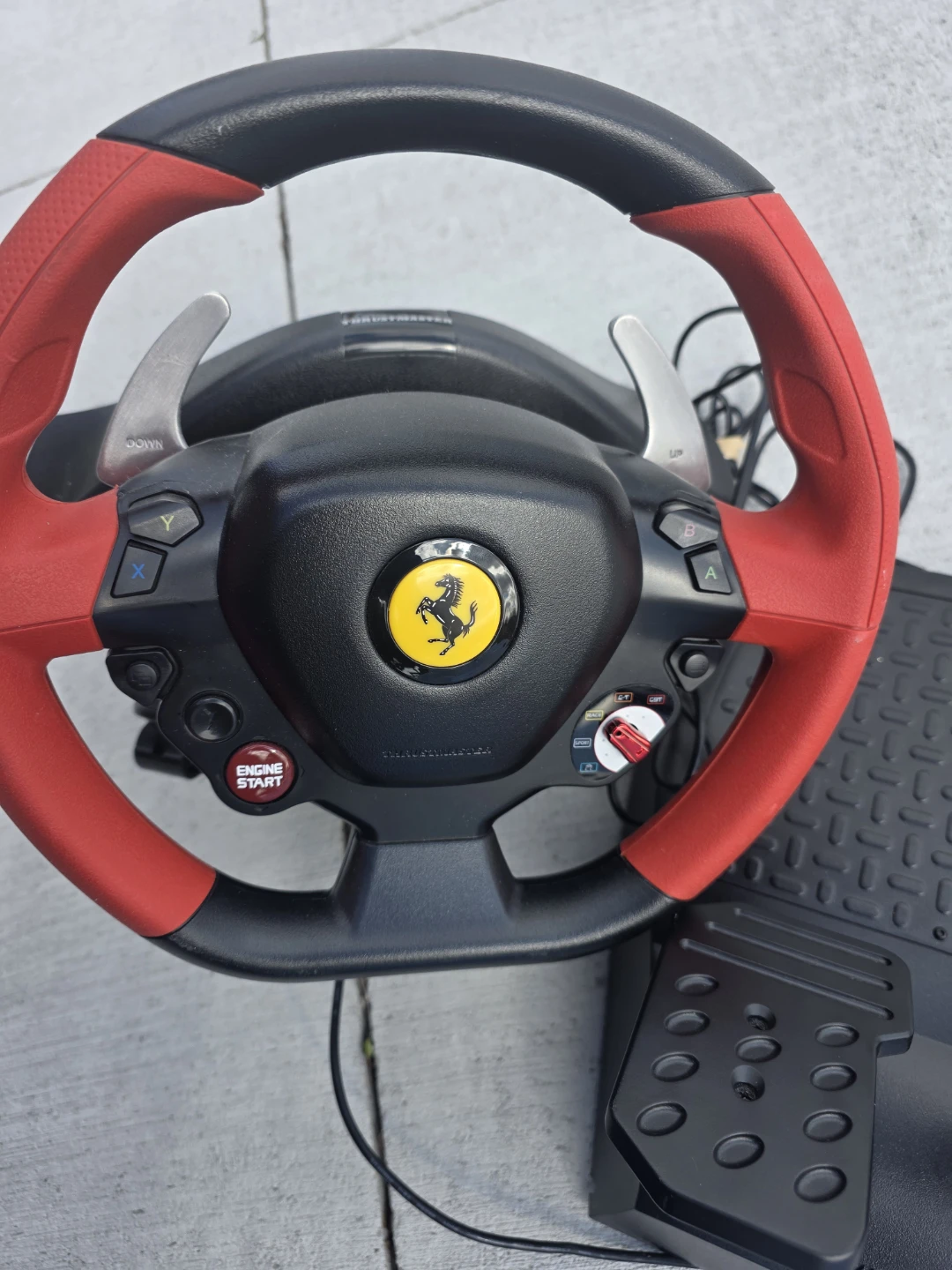 Thrustmaster Ferrari 458 Spider Racing Wheel and Pedals