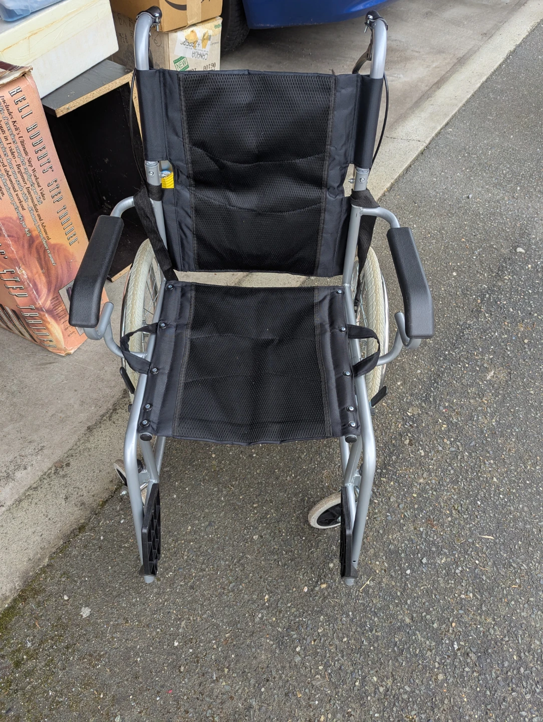 Black Folding Wheelchair - photo 3