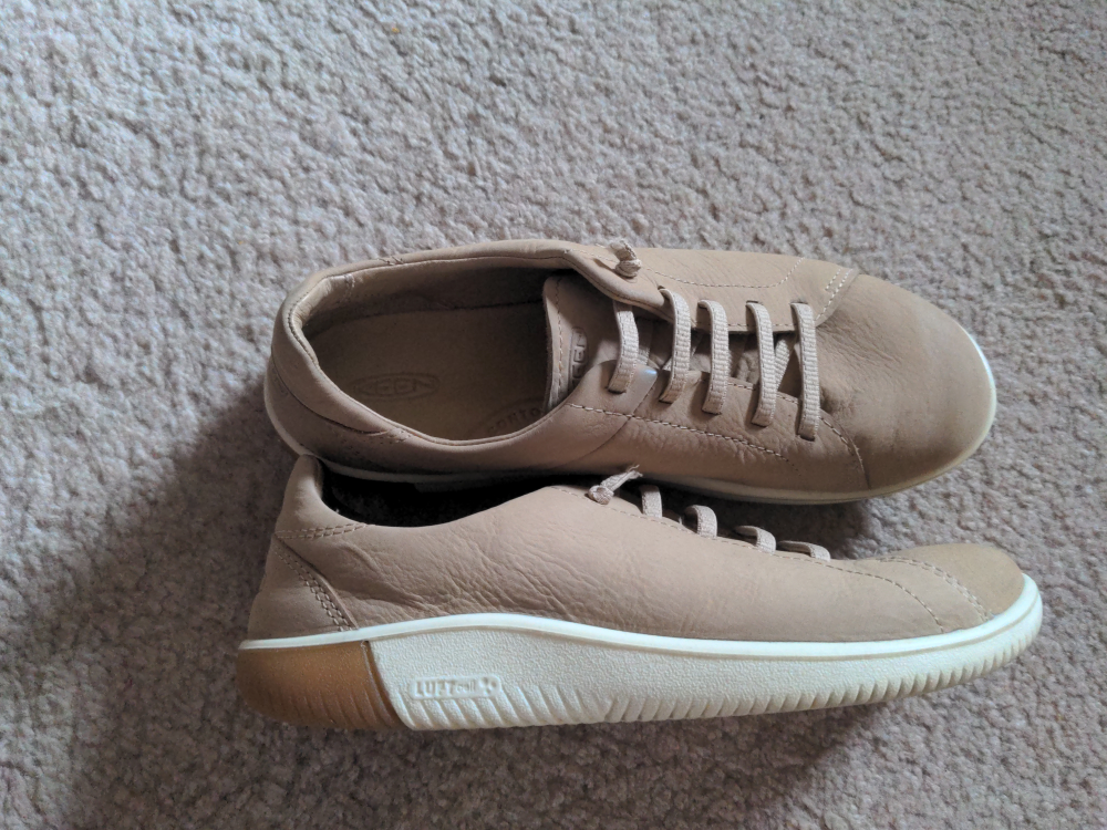 KEEN Women's Size 9.5 Tan Leather Sneakers - photo 2
