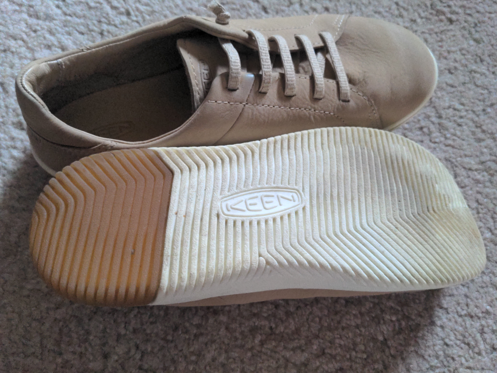 KEEN Women's Size 9.5 Tan Leather Sneakers - photo 3