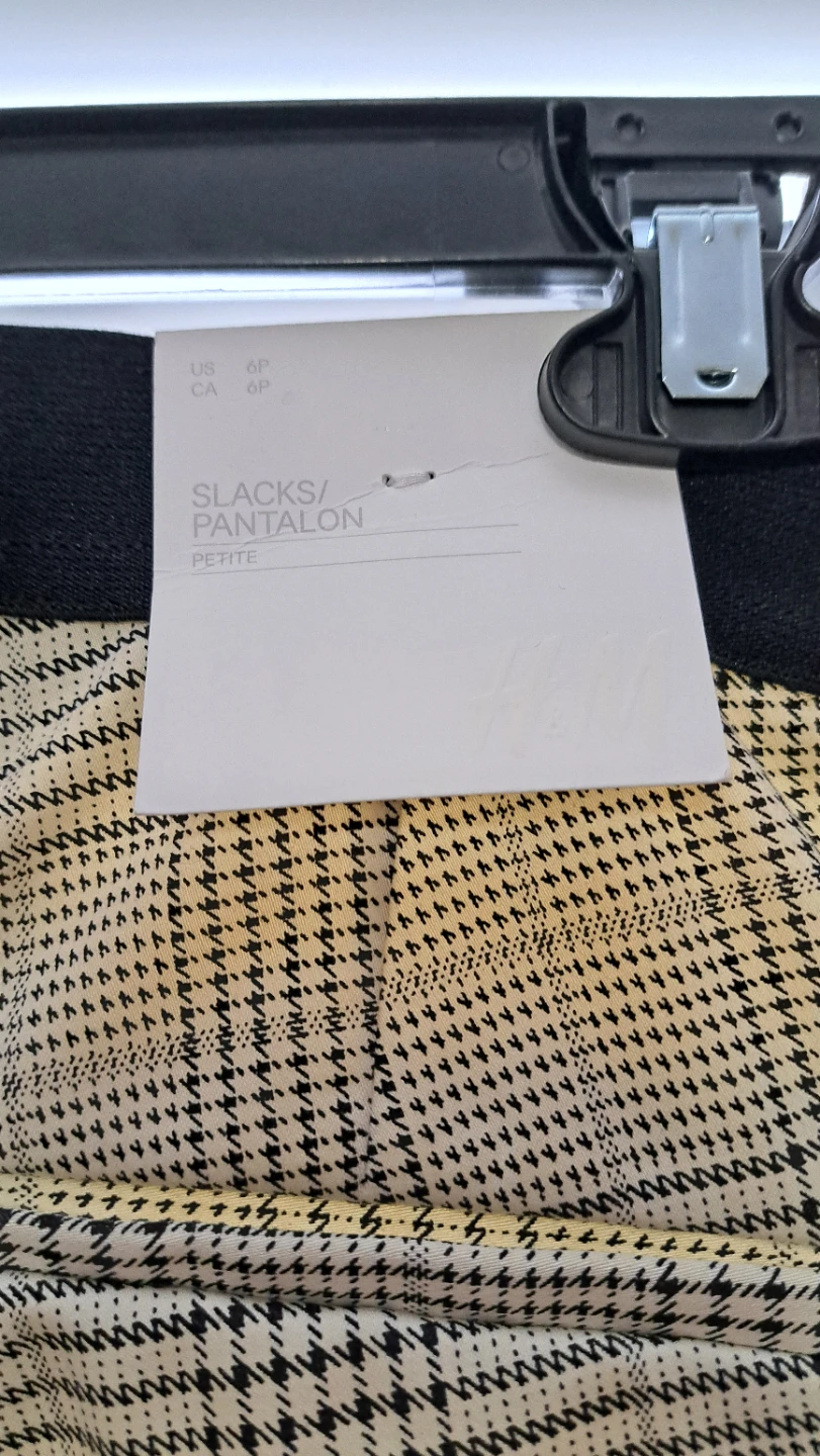 H&M Plaid Petite Slacks - Size 6P - photo 3