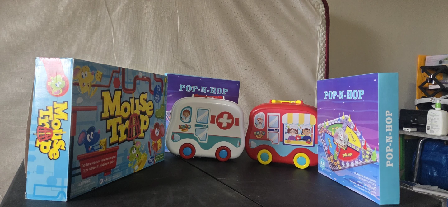 Large Kids Toy Bundle – Tea Set, Doll Strollers, Plush & Games - photo 3