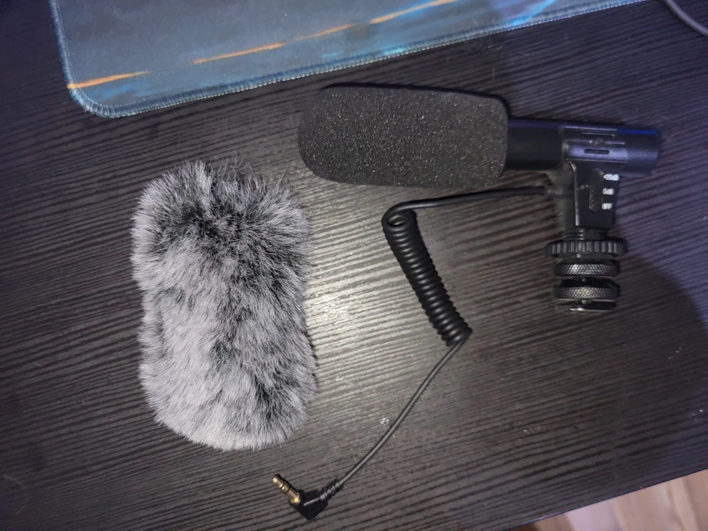 Shotgun Mic with Foam & Furry Windscreen