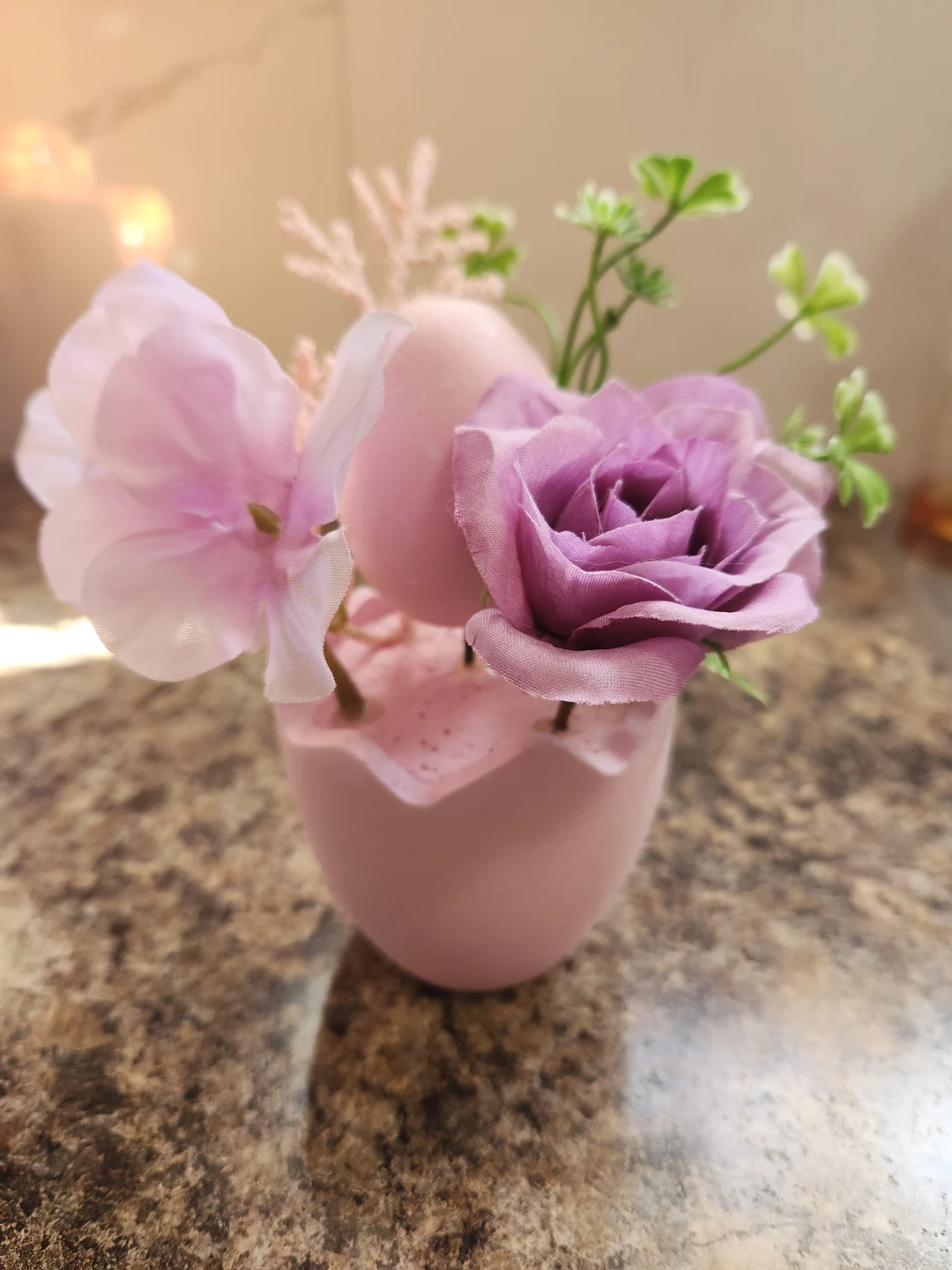Pink Easter Egg Floral Arrangement