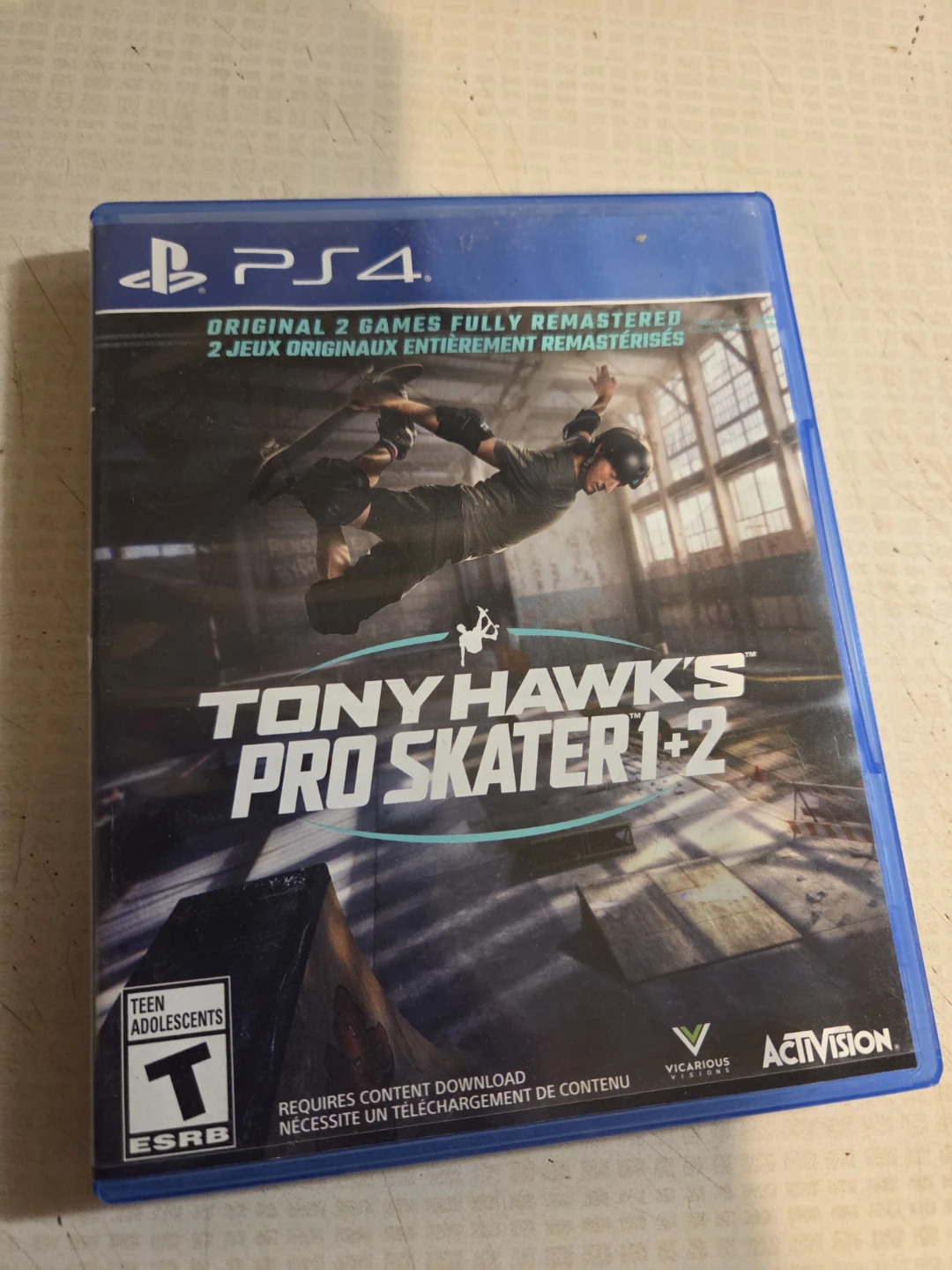 Tony Hawk's Pro Skater 1 + 2 for PS4