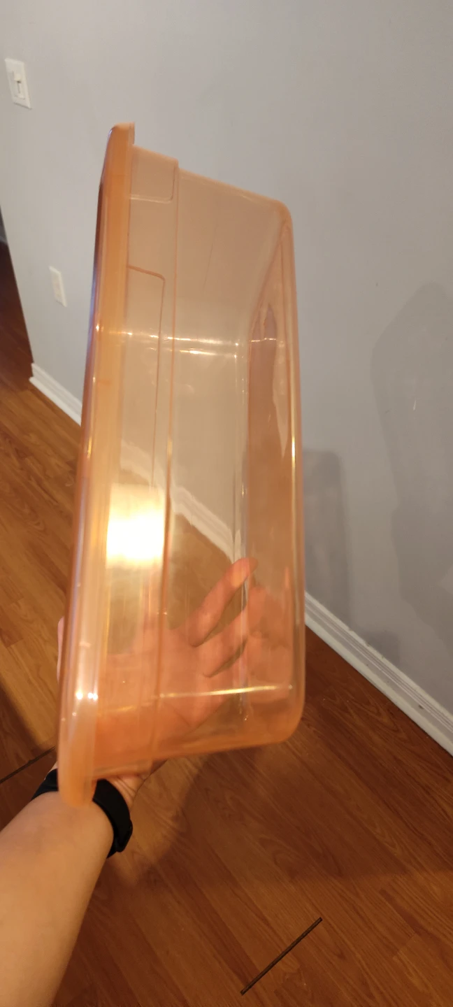 Plastic Storage Bin with Lid - photo 2
