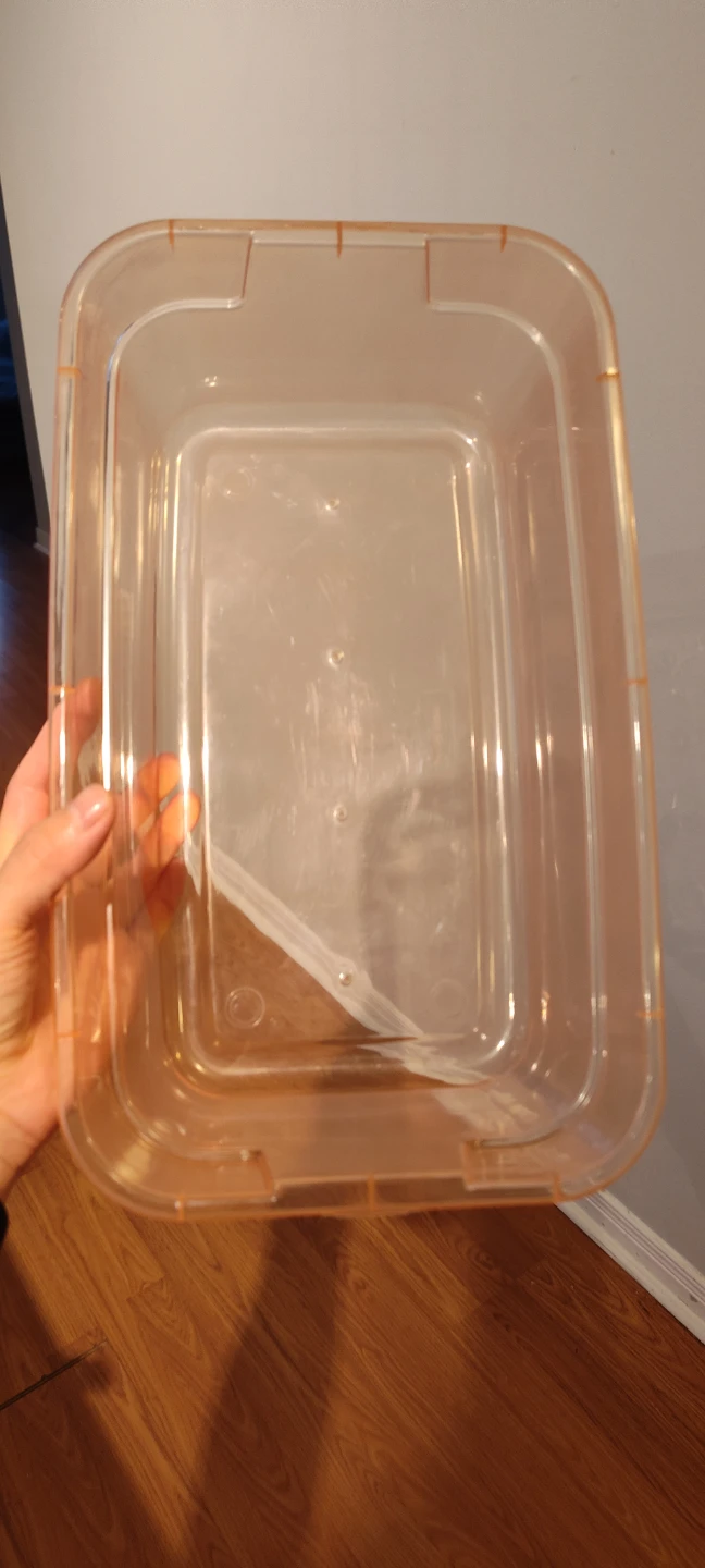 Plastic Storage Bin with Lid - photo 3