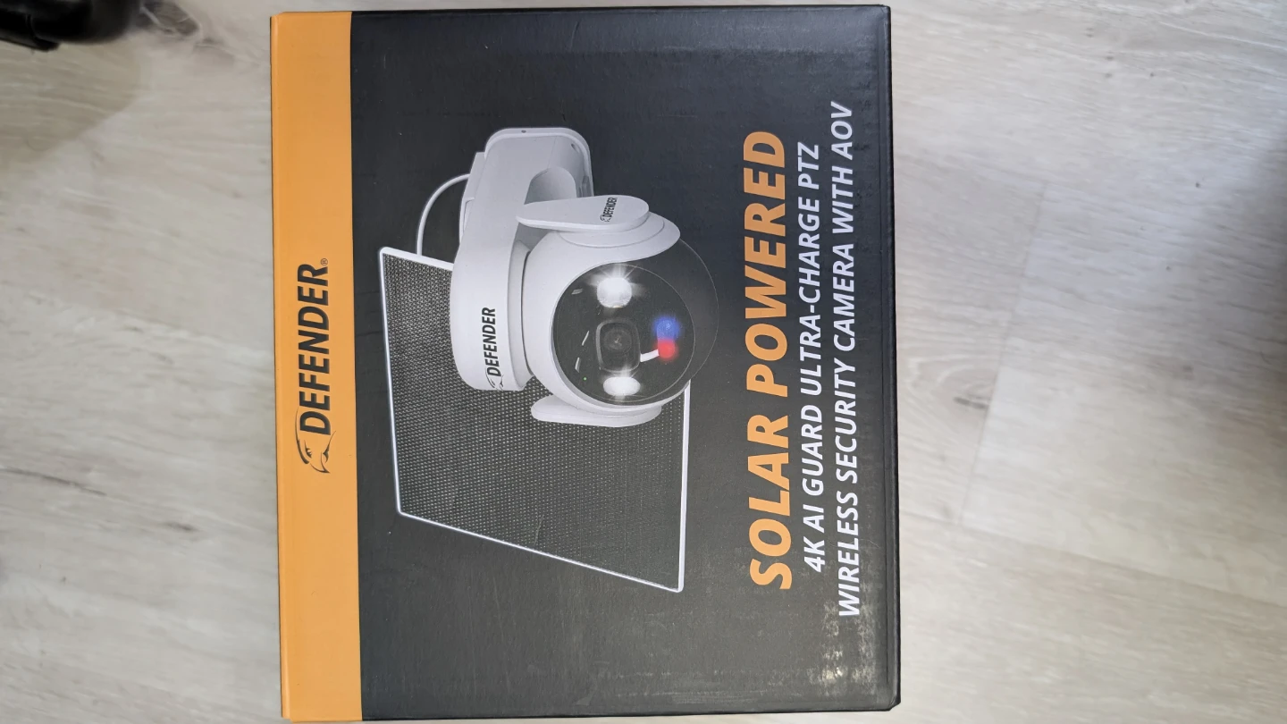 Defender Solar Powered 4K AI Guard PTZ Wireless Security Camera
